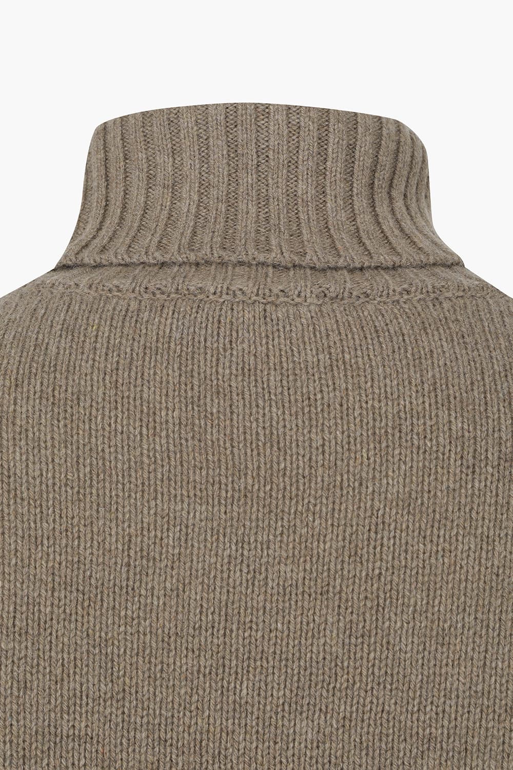 COL ROND 캐시미어 터틀넥 207 브라운 긴소매 니트