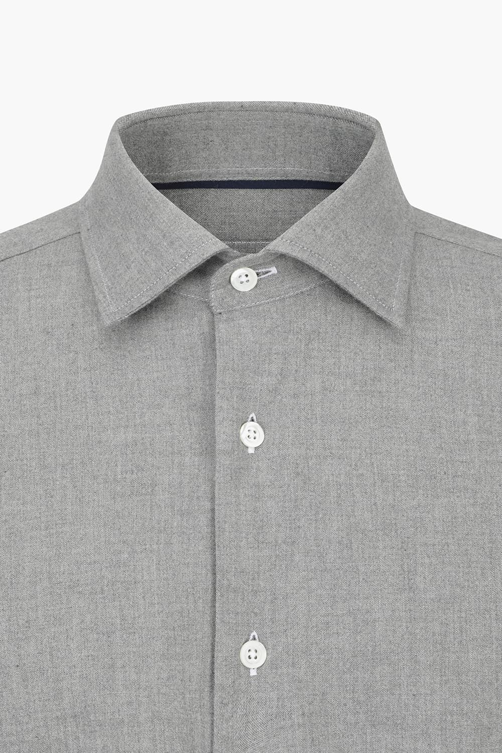 BEAULIEU 코튼 베이직 302 그레이 셔츠