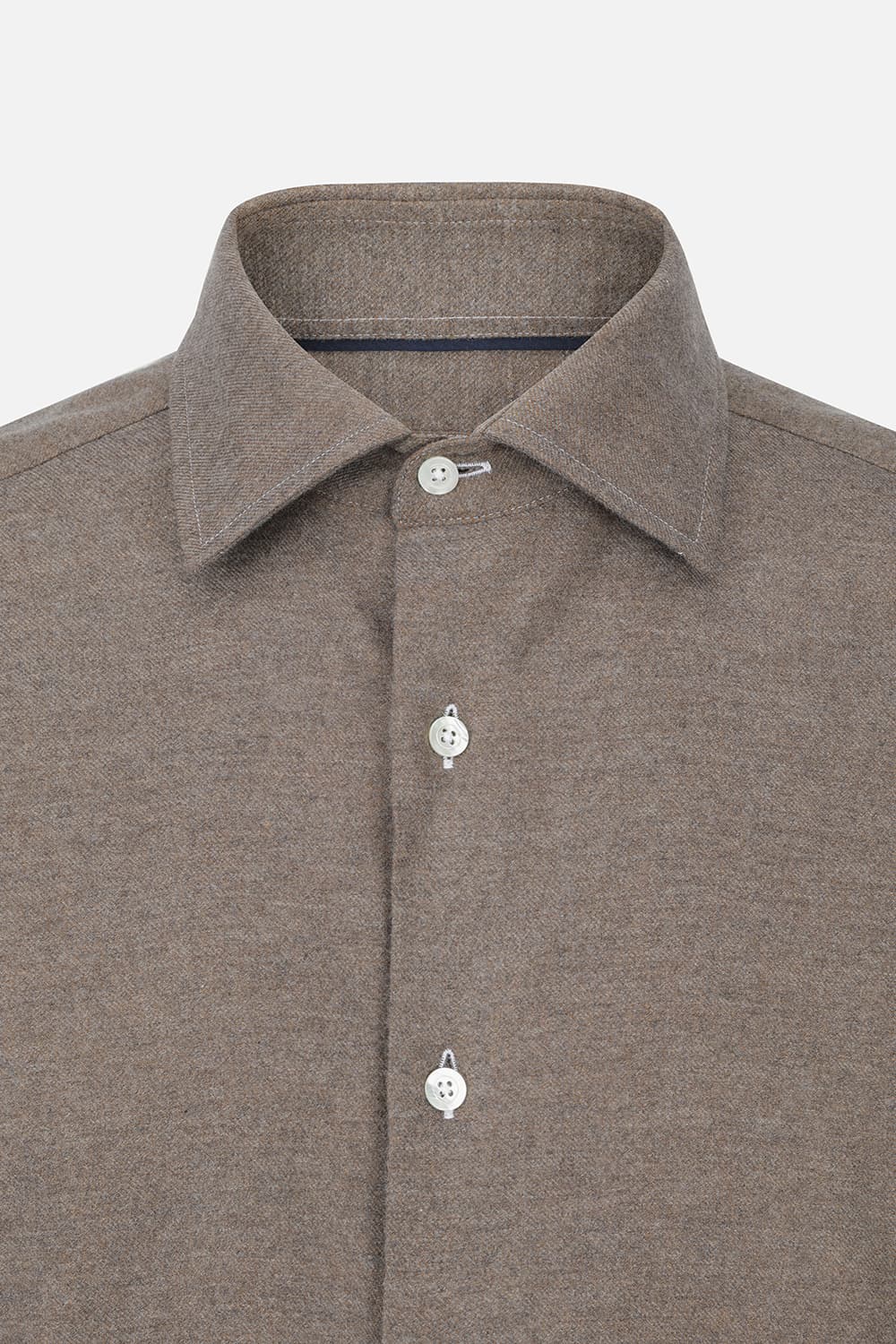 BEAULIEU 코튼 베이직 303 브라운 셔츠