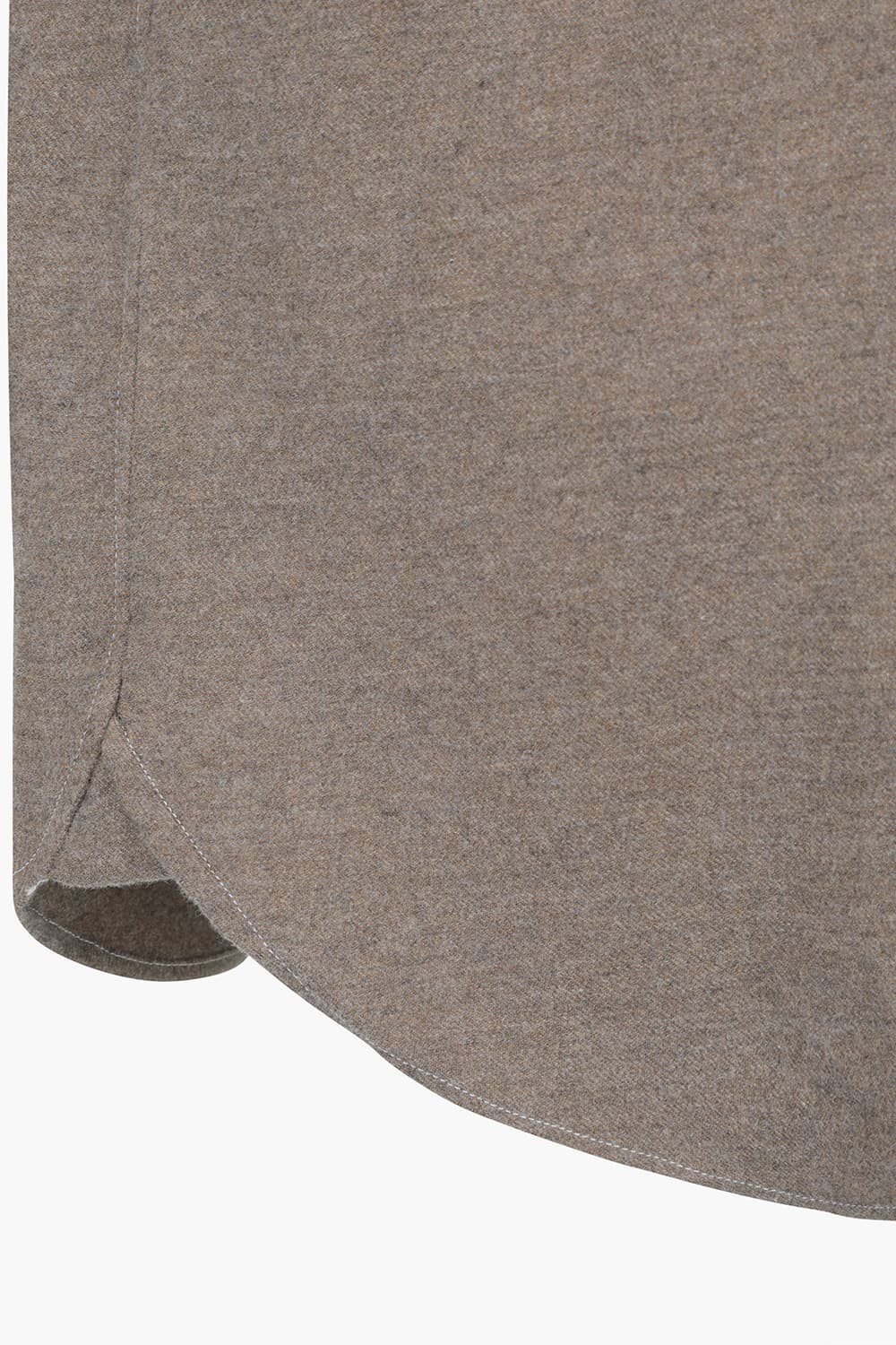 BEAULIEU 코튼 베이직 303 브라운 셔츠