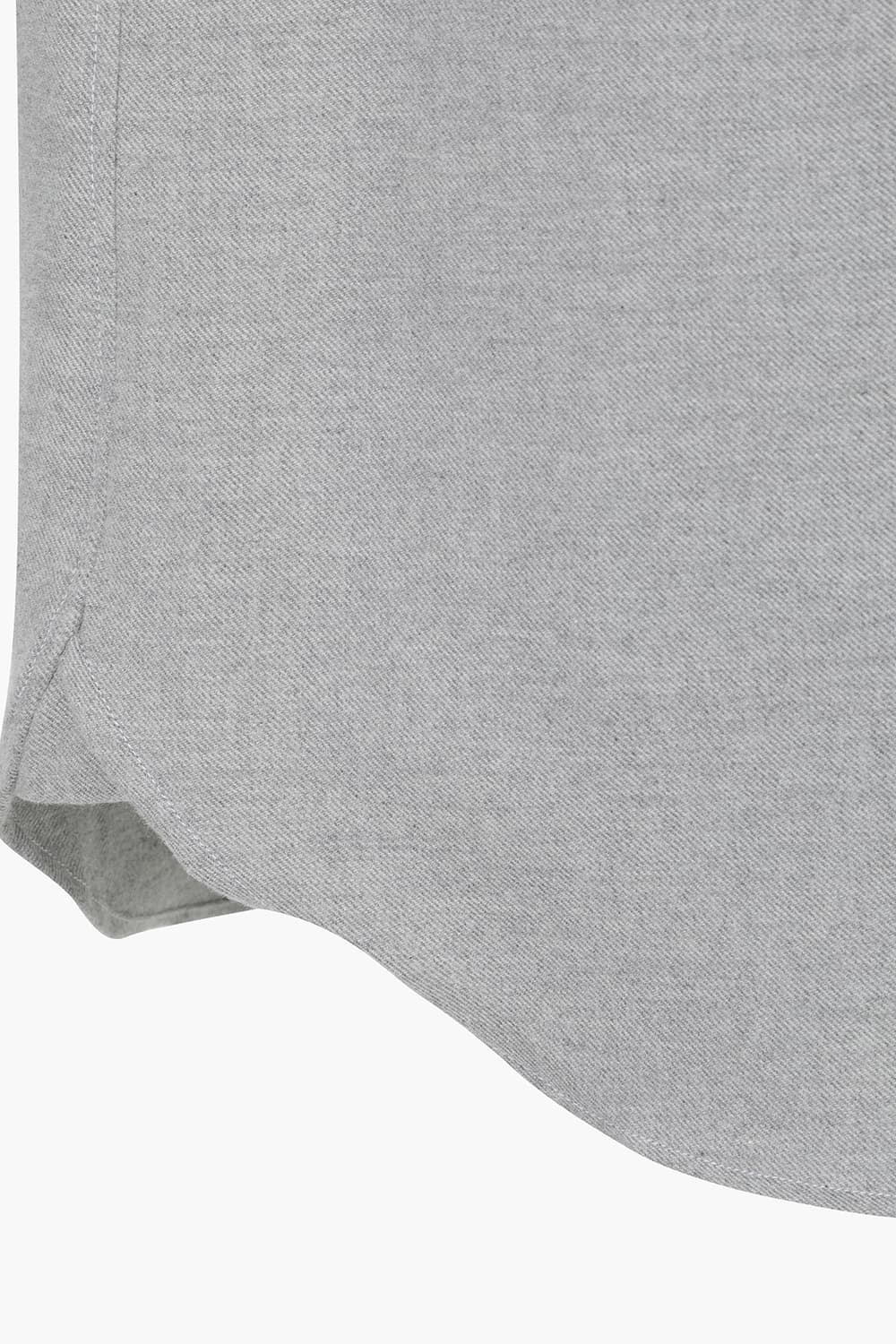 BEAULIEU 코튼 베이직 303 그레이 셔츠