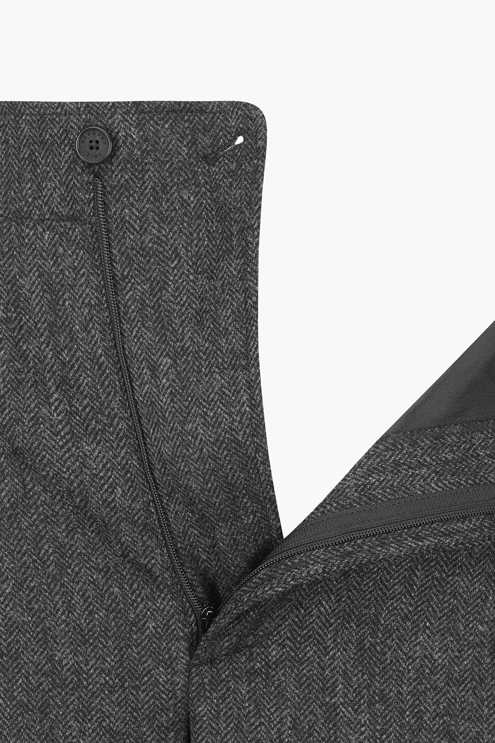 울 스펜더 슬림 101 차콜그레이 팬츠