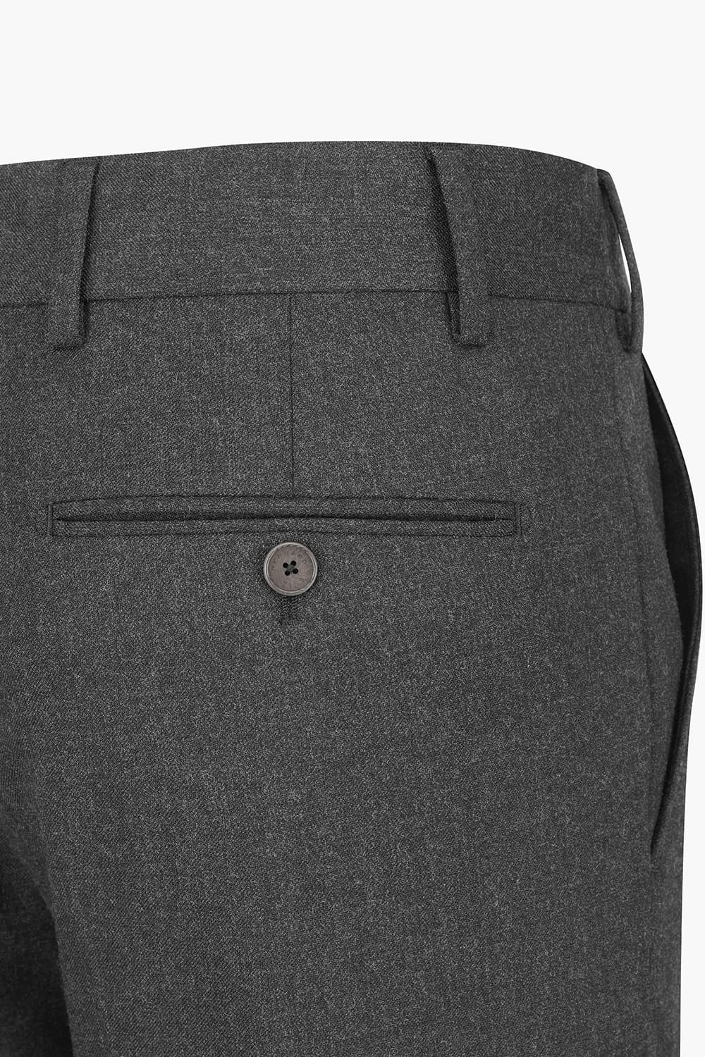 울 혼방 스트레이트 102 차콜그레이 팬츠