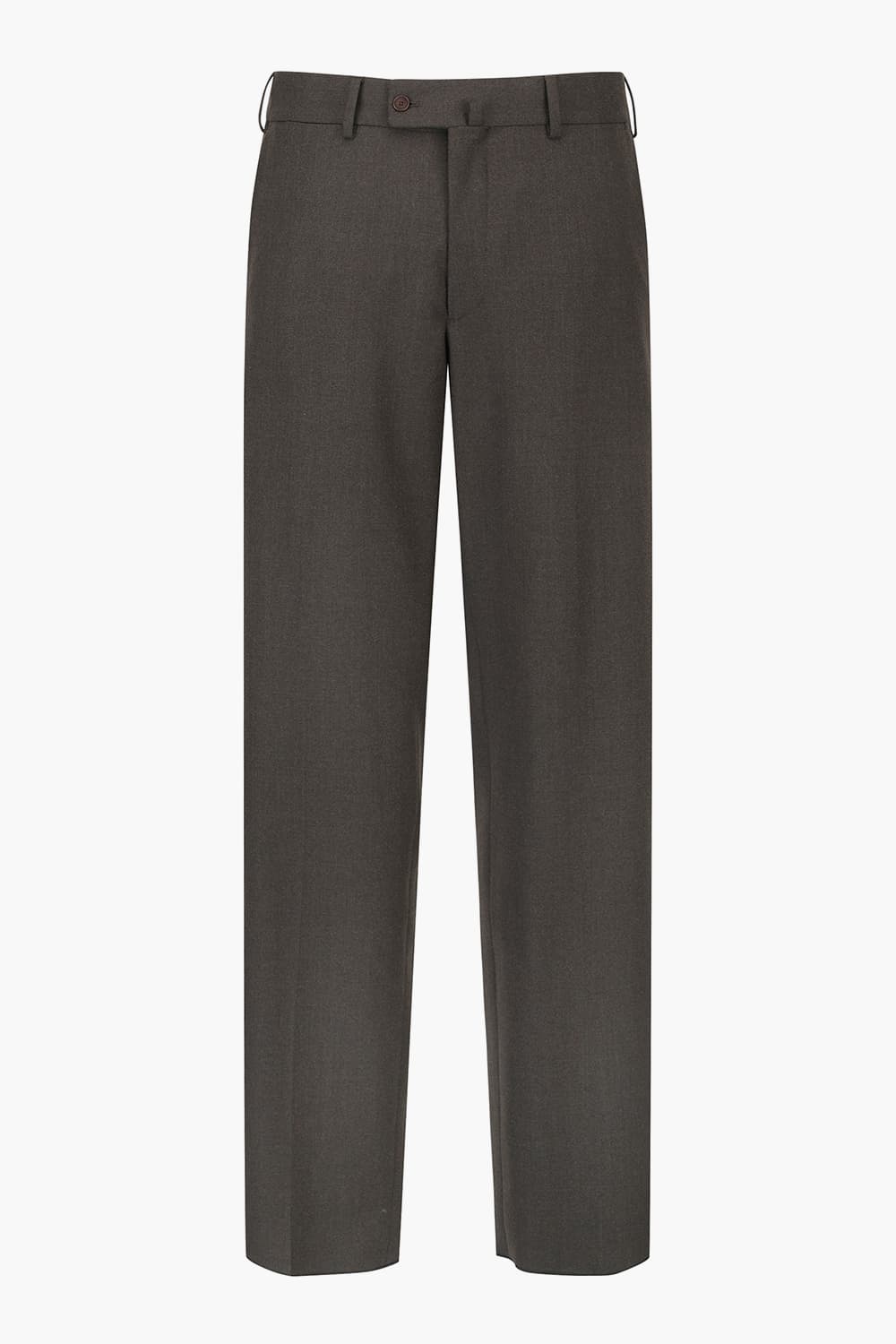 울 혼방 스트레이트 102 다크브라운 팬츠