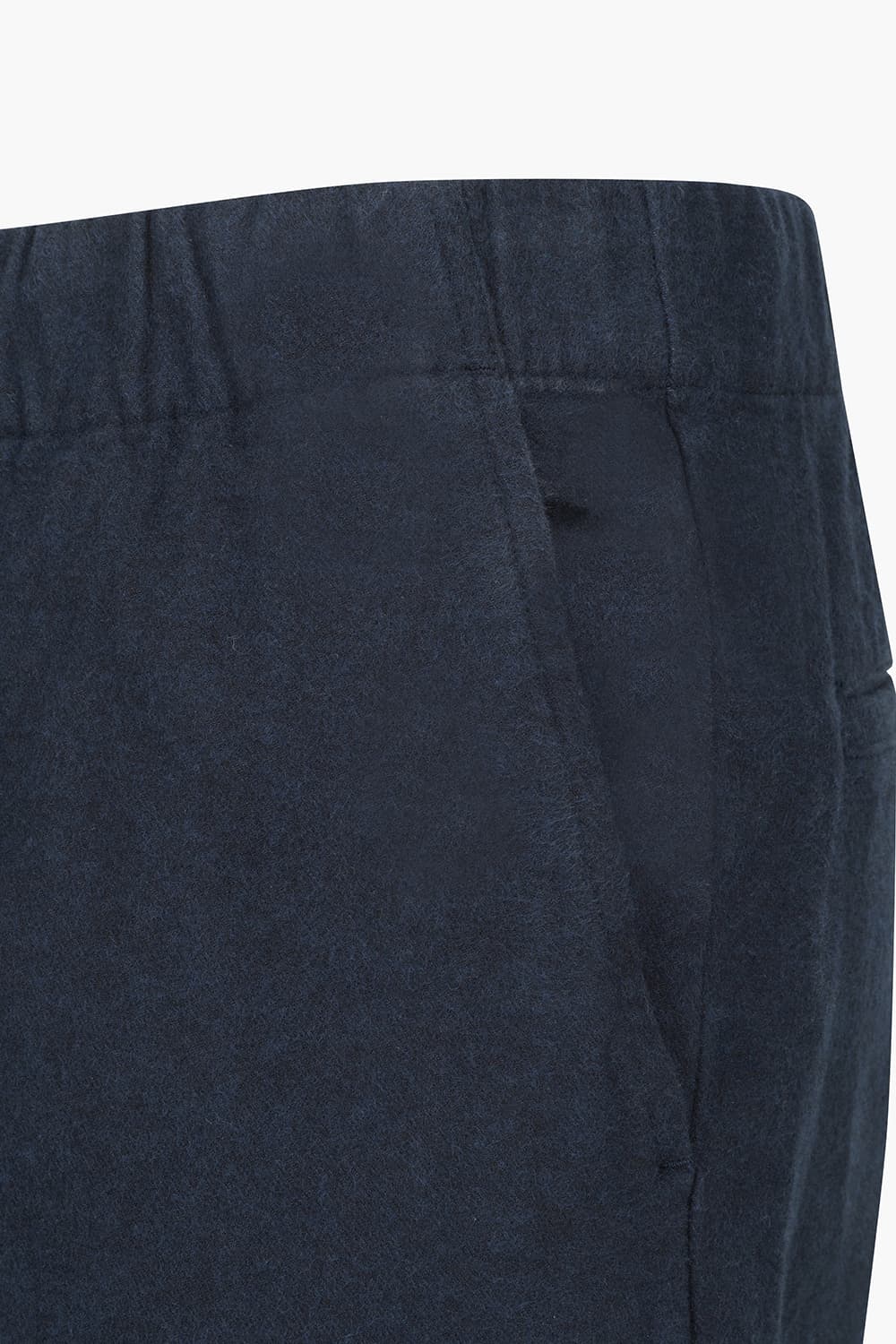 코튼 드로우스트링 스트레이트 402 다크네이비 캐주얼 팬츠