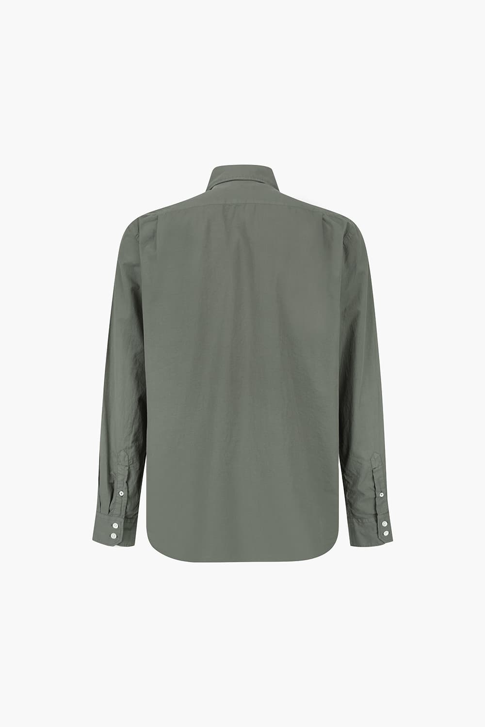 PAUL 코튼 베이직 포켓 103 카키 셔츠