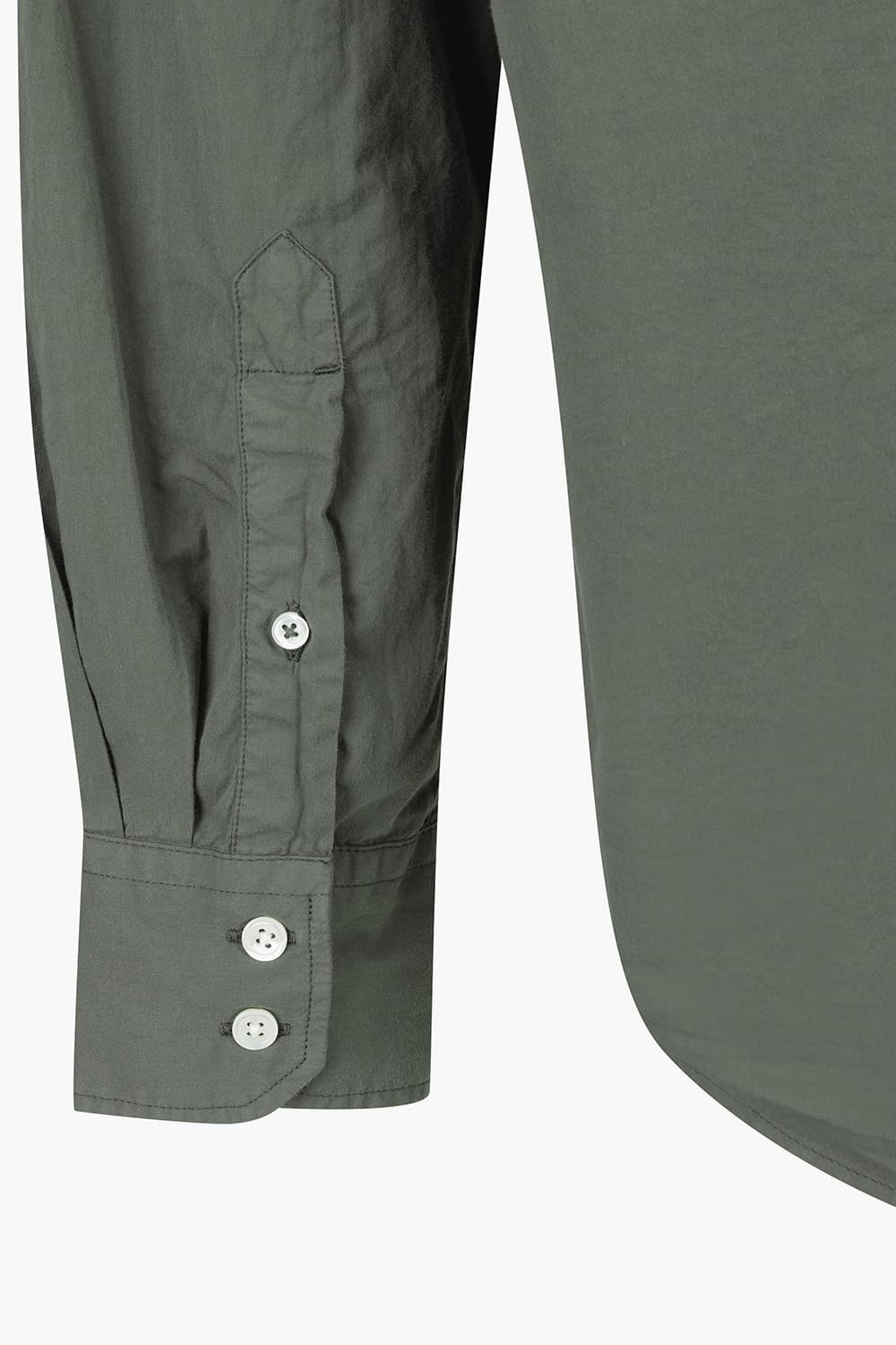 PAUL 코튼 베이직 포켓 103 카키 셔츠