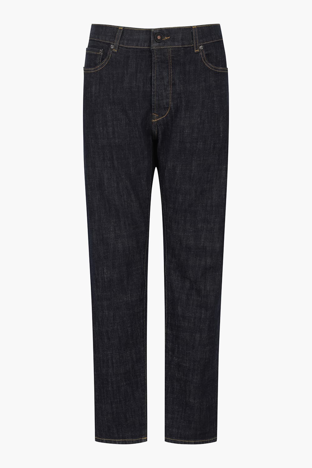 흑청 데님 스티치 스트레이트 103 다크네이비 캐주얼 팬츠