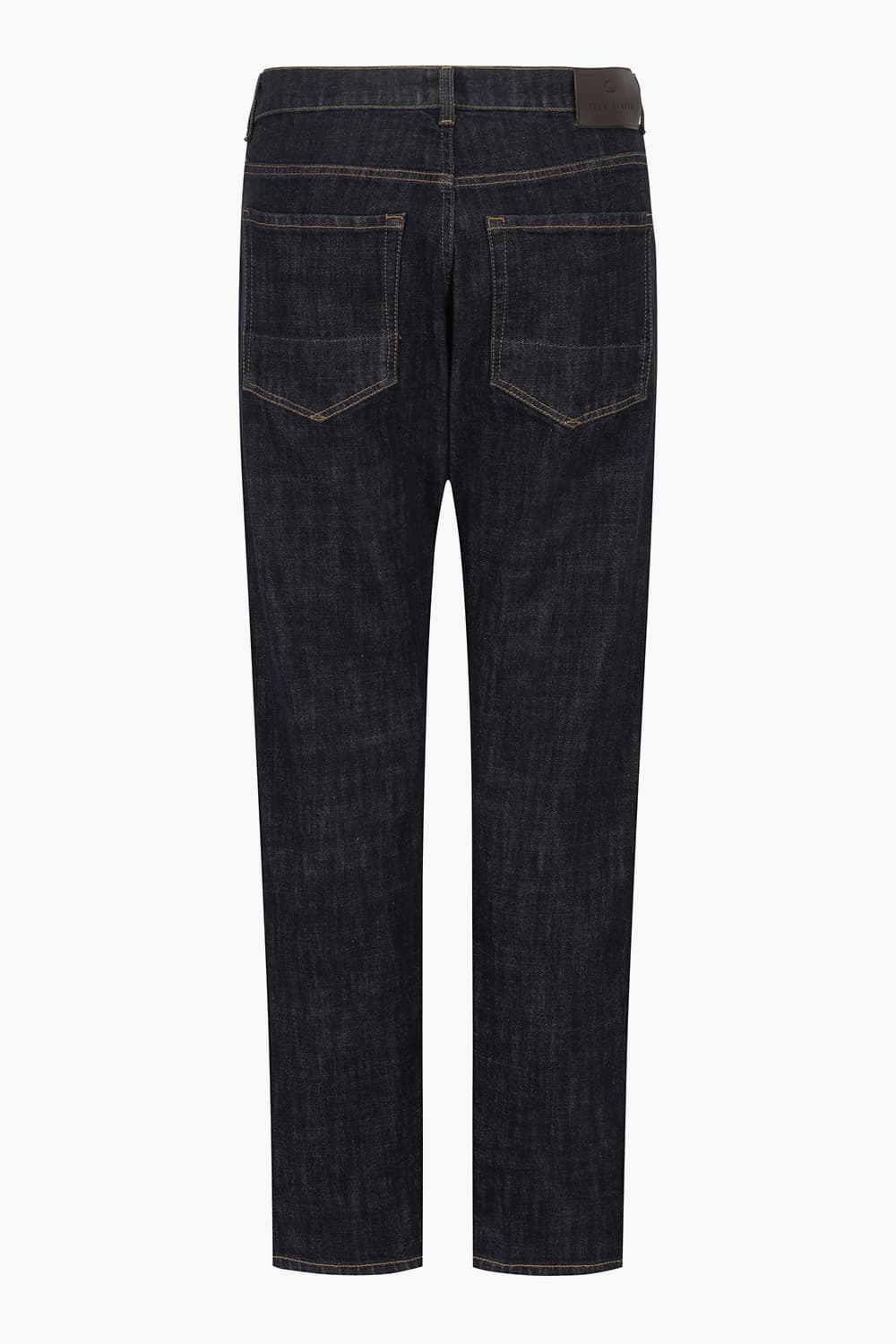 흑청 데님 스티치 스트레이트 103 다크네이비 캐주얼 팬츠