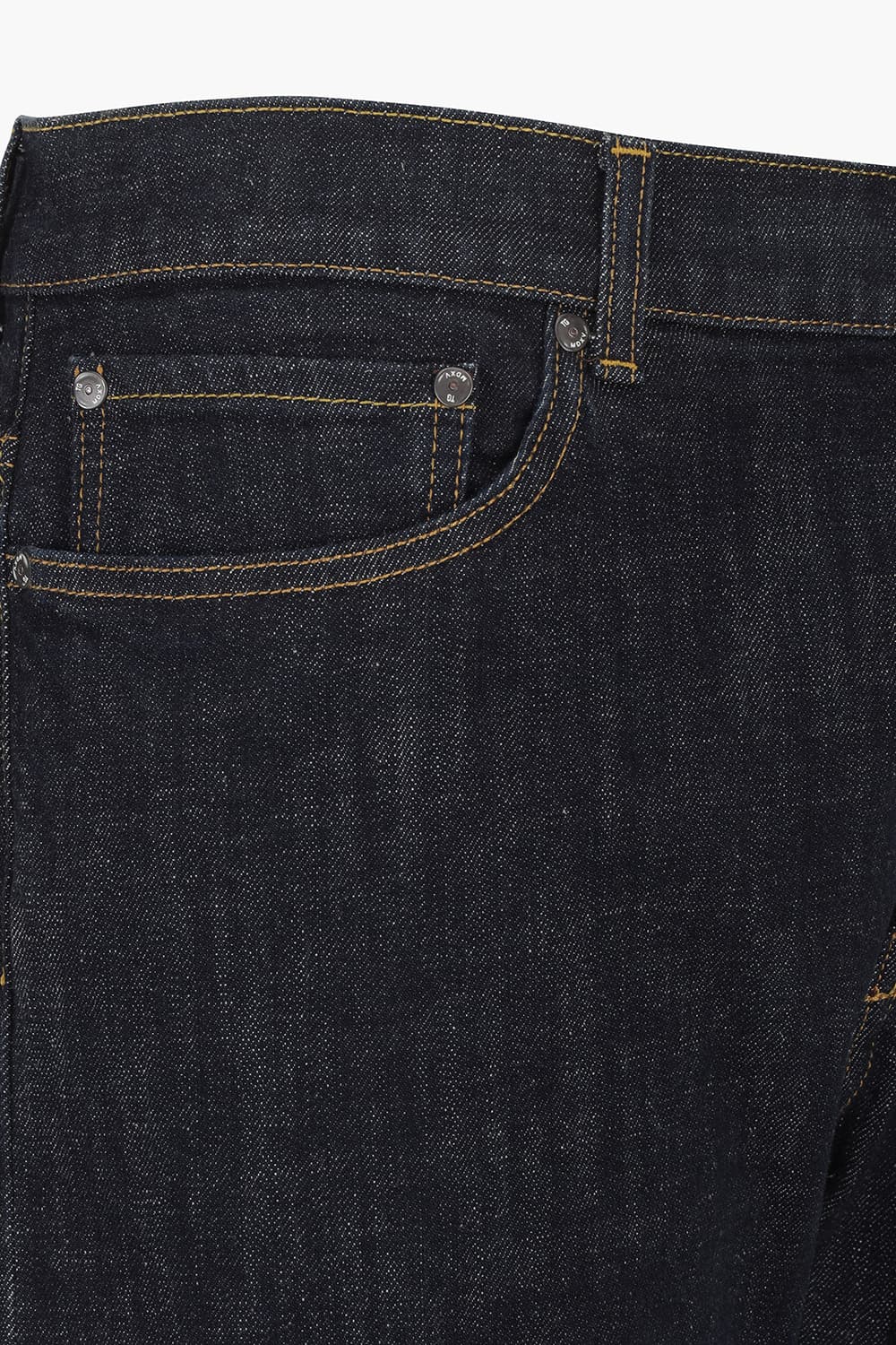 흑청 데님 스티치 스트레이트 103 다크네이비 캐주얼 팬츠