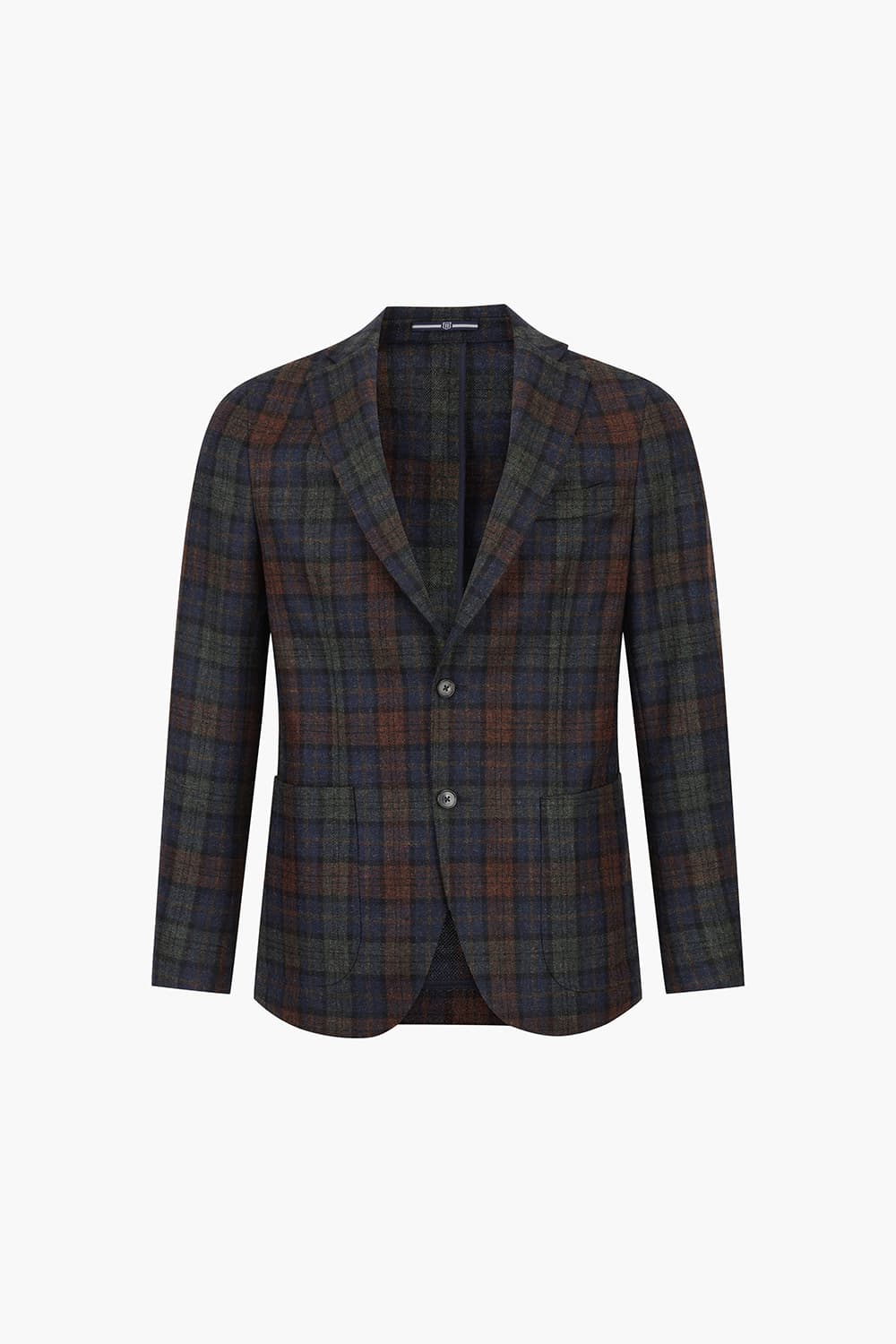 SALENTO 울 컬러블록 202 다크네이비 테일러드 자켓