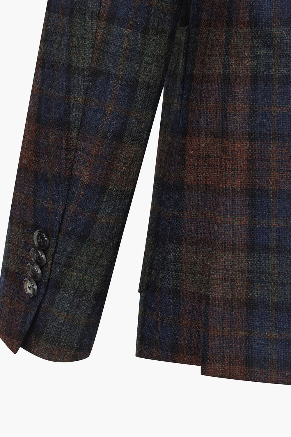 SALENTO 울 컬러블록 202 다크네이비 테일러드 자켓