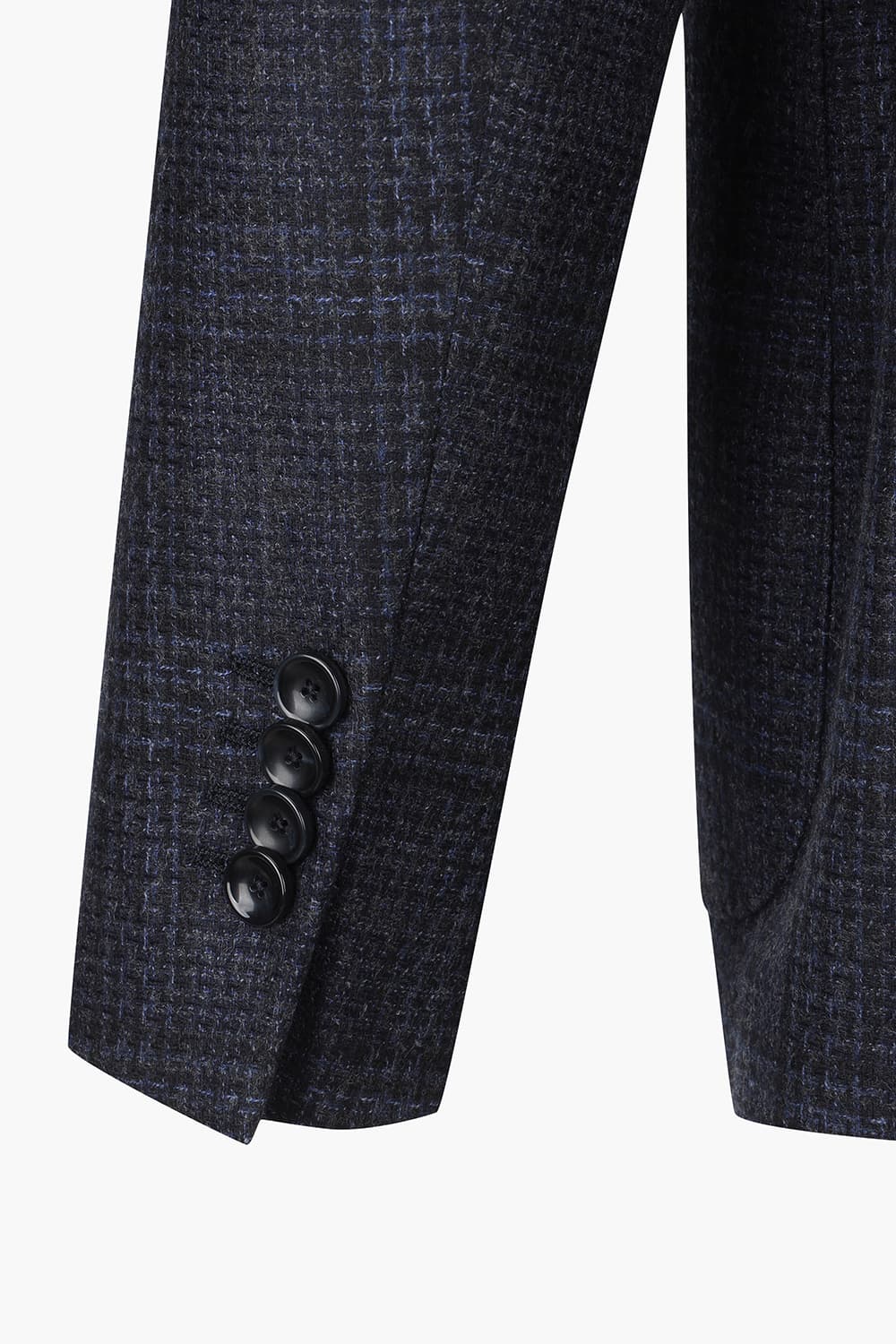 울 베이직 803 다크네이비 테일러드 자켓