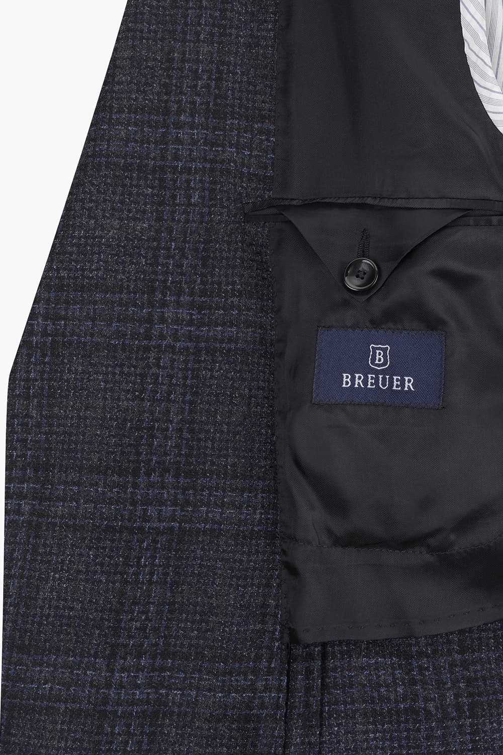 울 베이직 803 다크네이비 테일러드 자켓