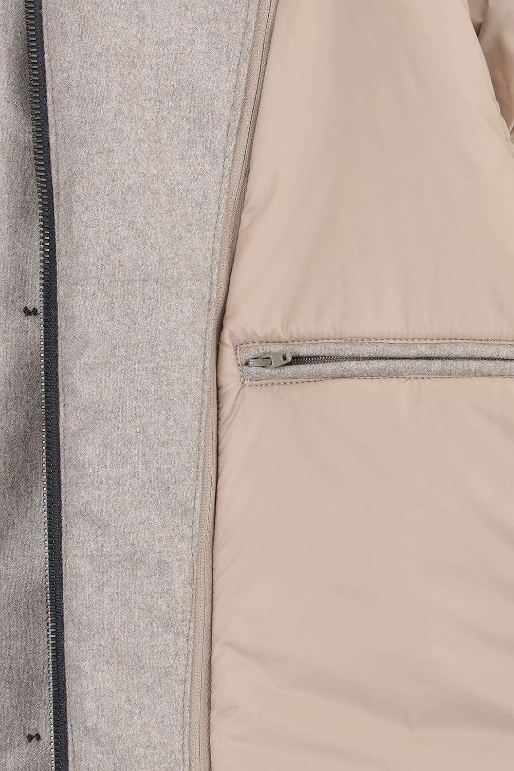 울 안감 하이넥 803 다크네이비 다운 점퍼