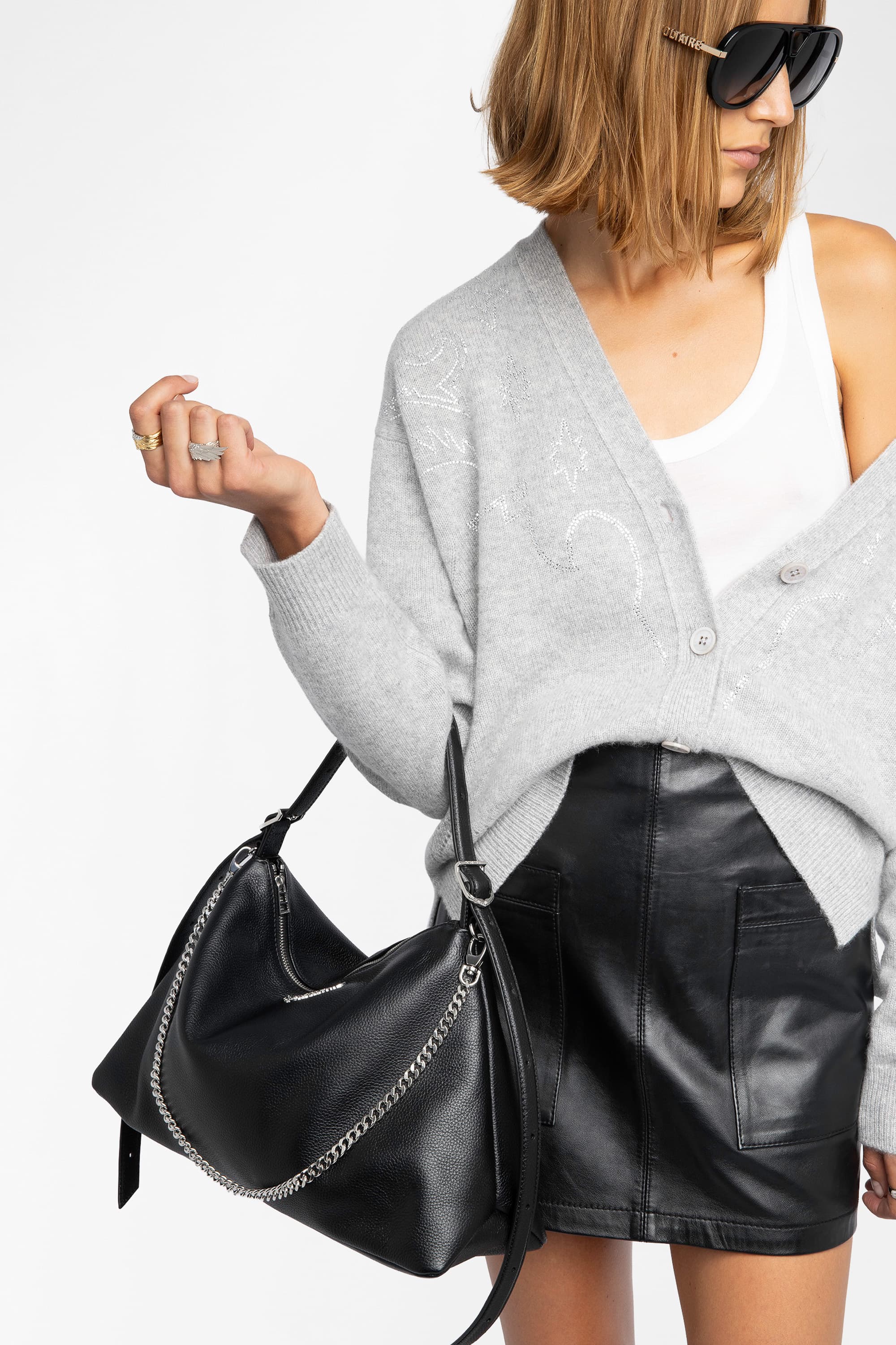 Mirkaz Strass Cashmere Cardigan