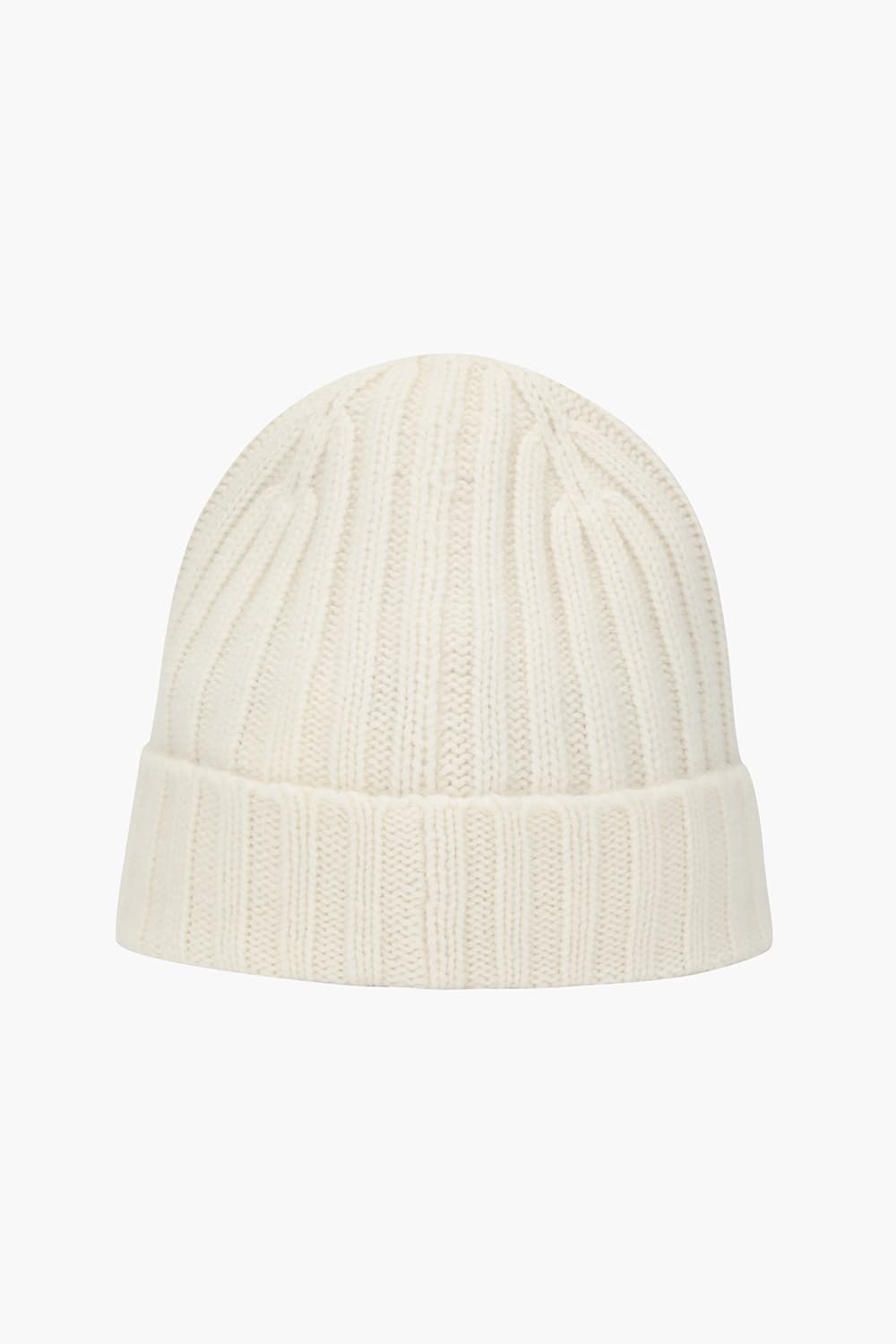 울 캐시미어 골지 201 아이보리 비니