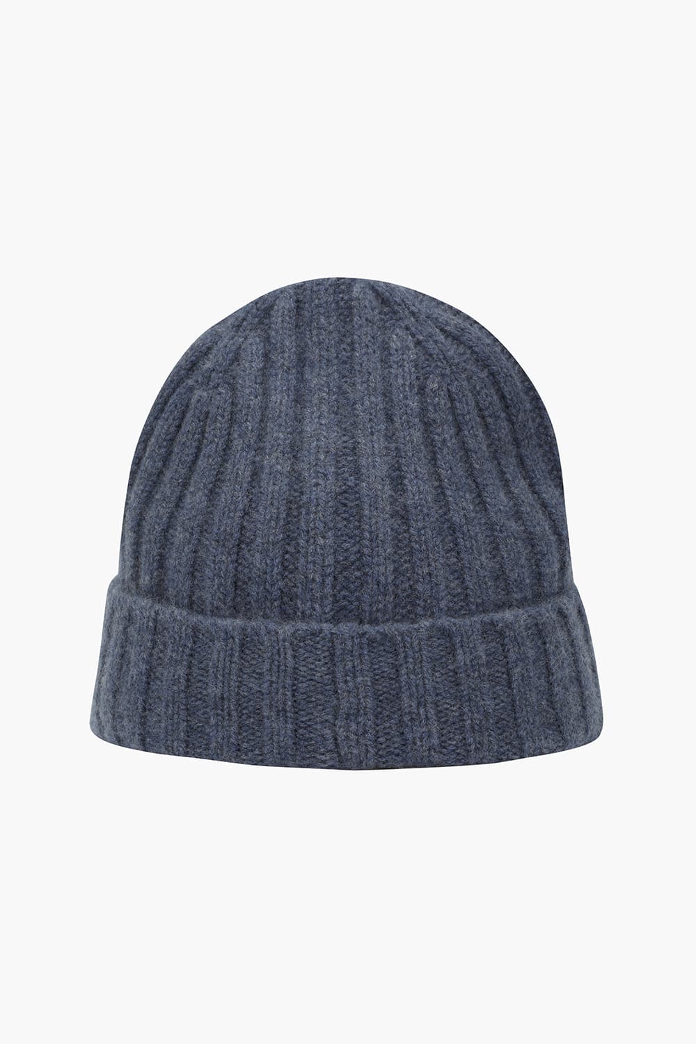 울 캐시미어 골지 201 네이비 비니