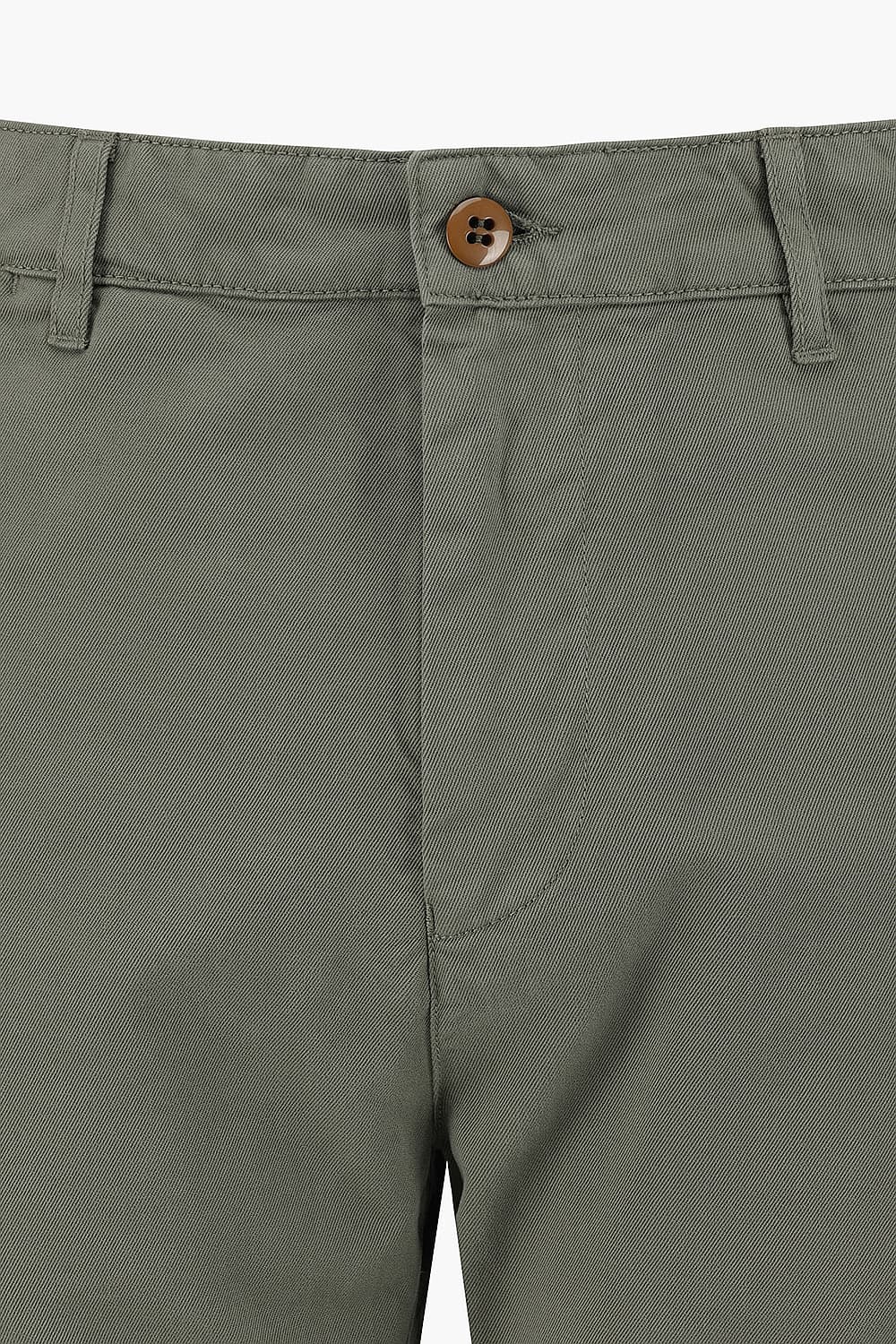 TEX 코튼 스트레이트 101 카키 캐주얼 팬츠