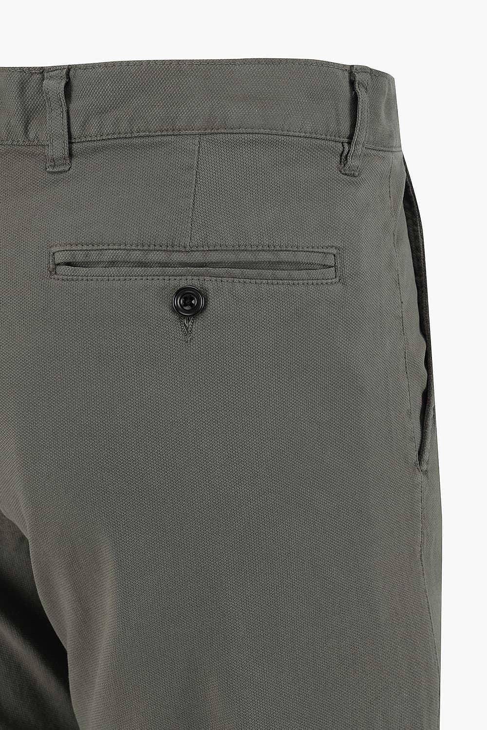 TYRON 코튼 스트레이트 102 다크카키 캐주얼 팬츠