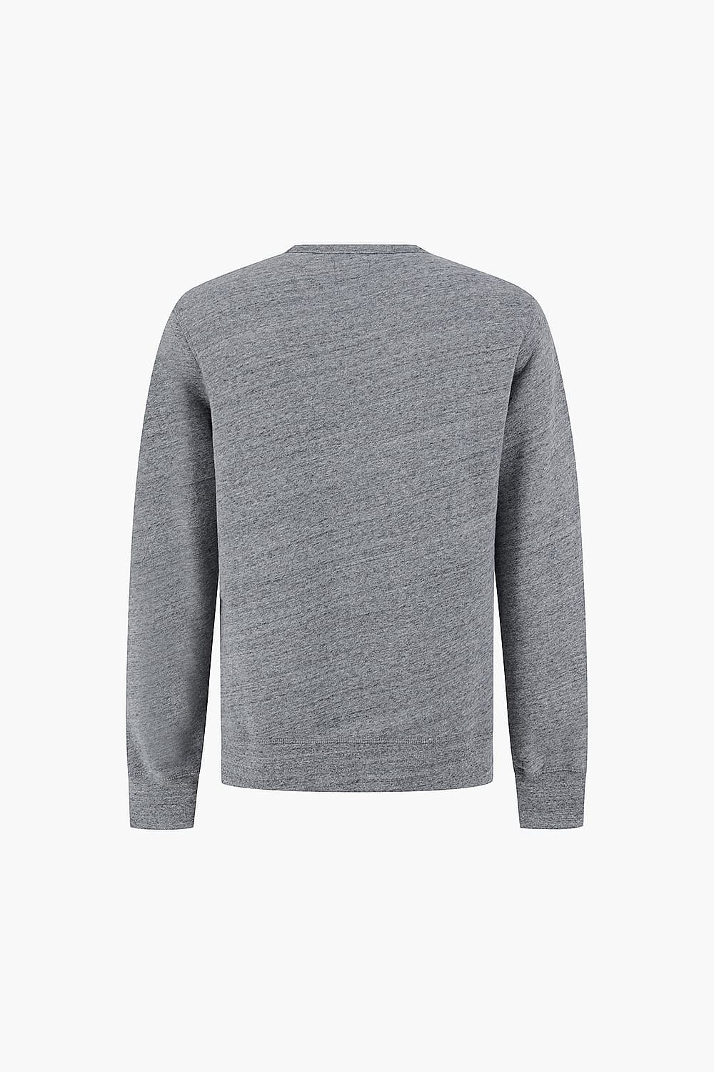 코튼 크루넥 201 그레이 긴소매 티셔츠