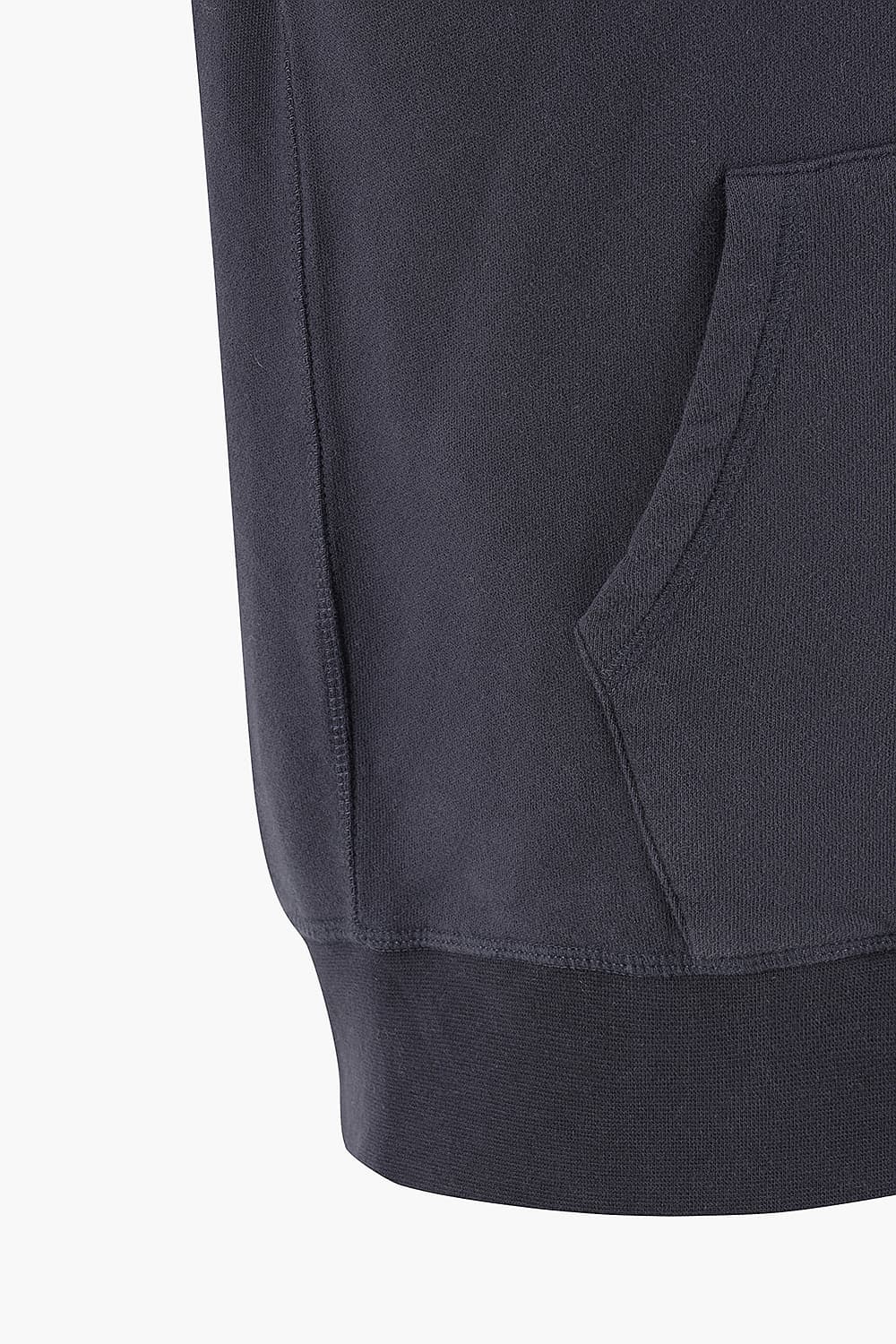 코튼 후드 201 다크네이비 긴소매 티셔츠