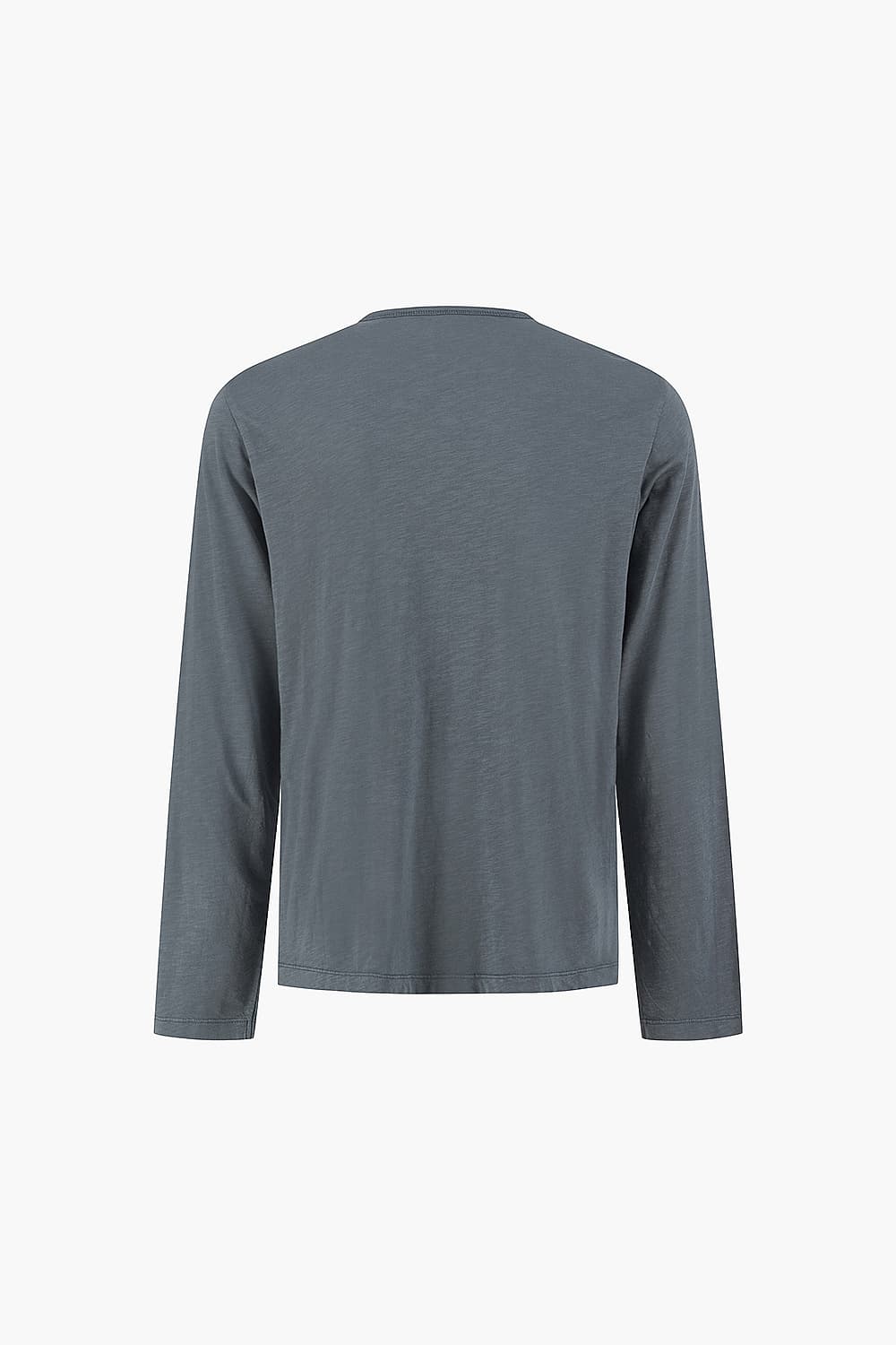 코튼 크루넥 101 다크그레이 긴소매 티셔츠