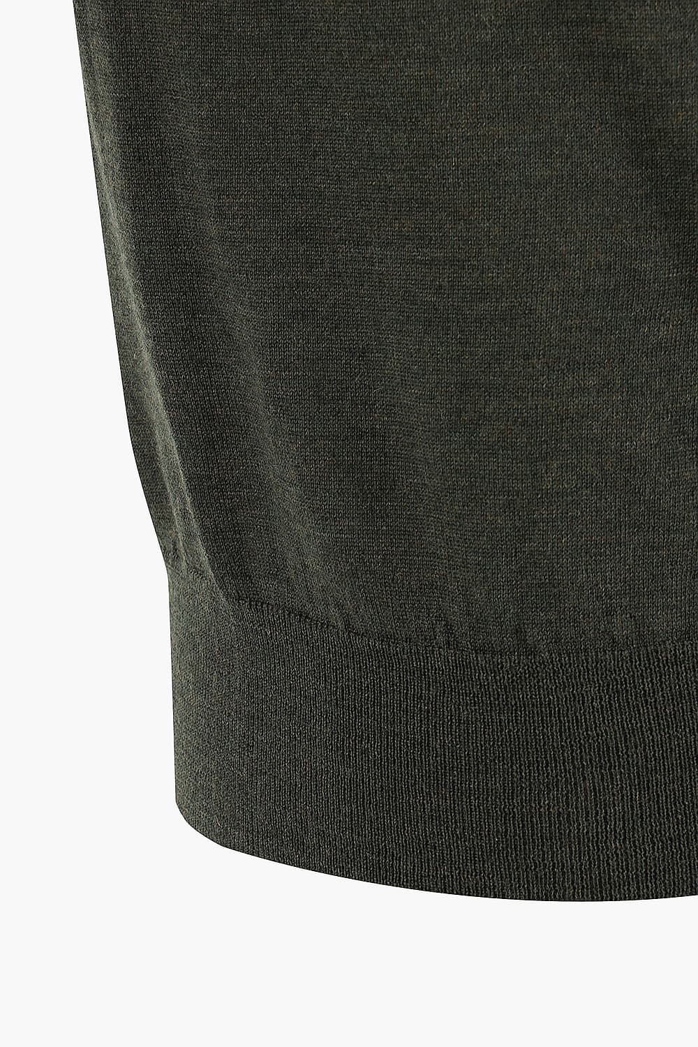 MERINO 울 크루넥 101 다크카키 긴소매 니트