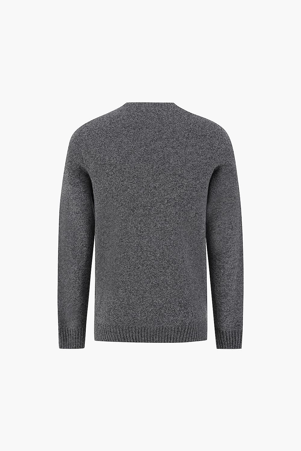 SEAMLESS 울 크루넥 102 다크그레이 긴소매 니트