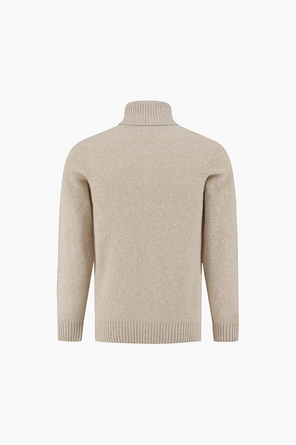 SEAMLESS 울 터틀넥 103 베이지 긴소매 니트