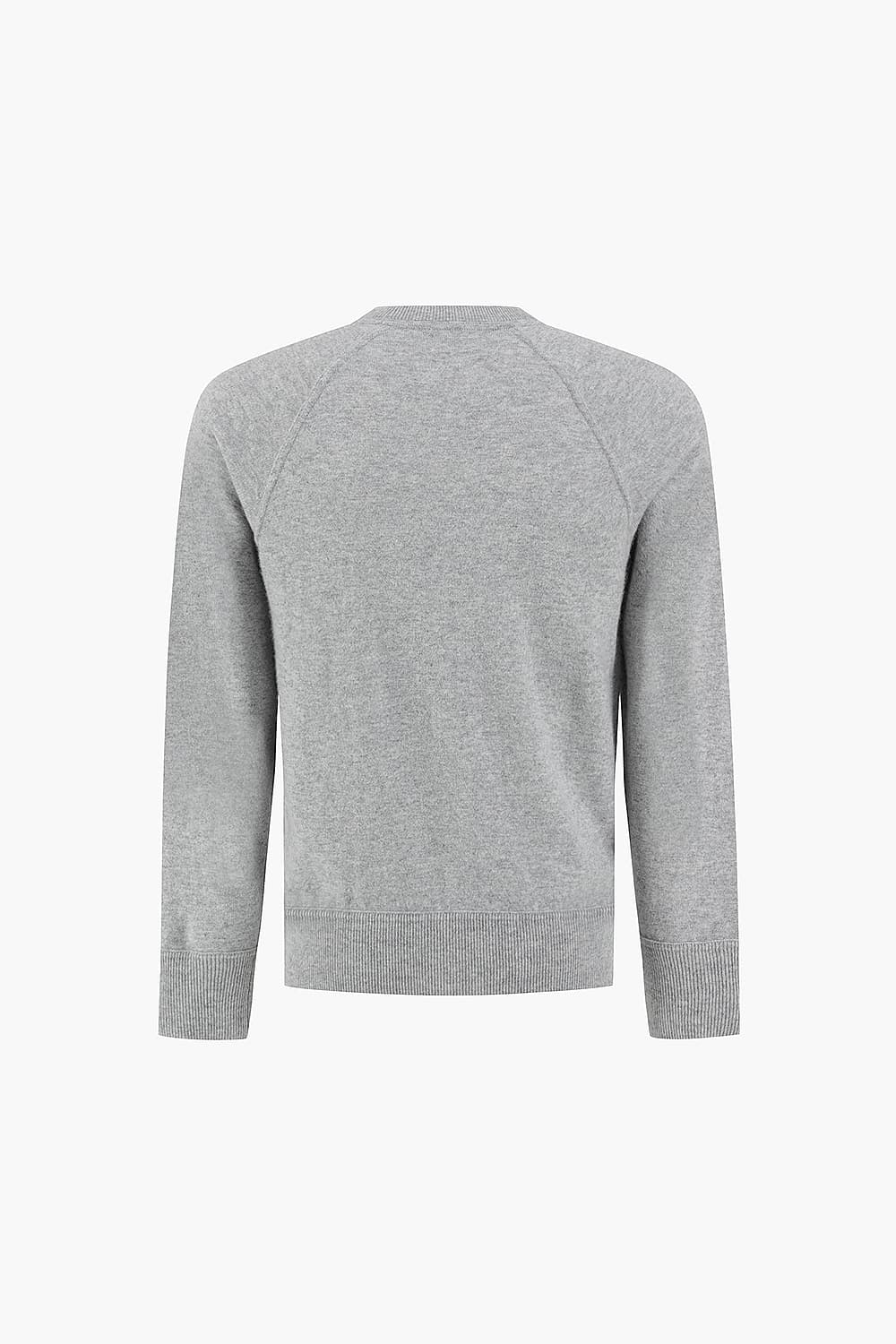울 캐시미어 크루넥 106 라이트그레이 긴소매 니트