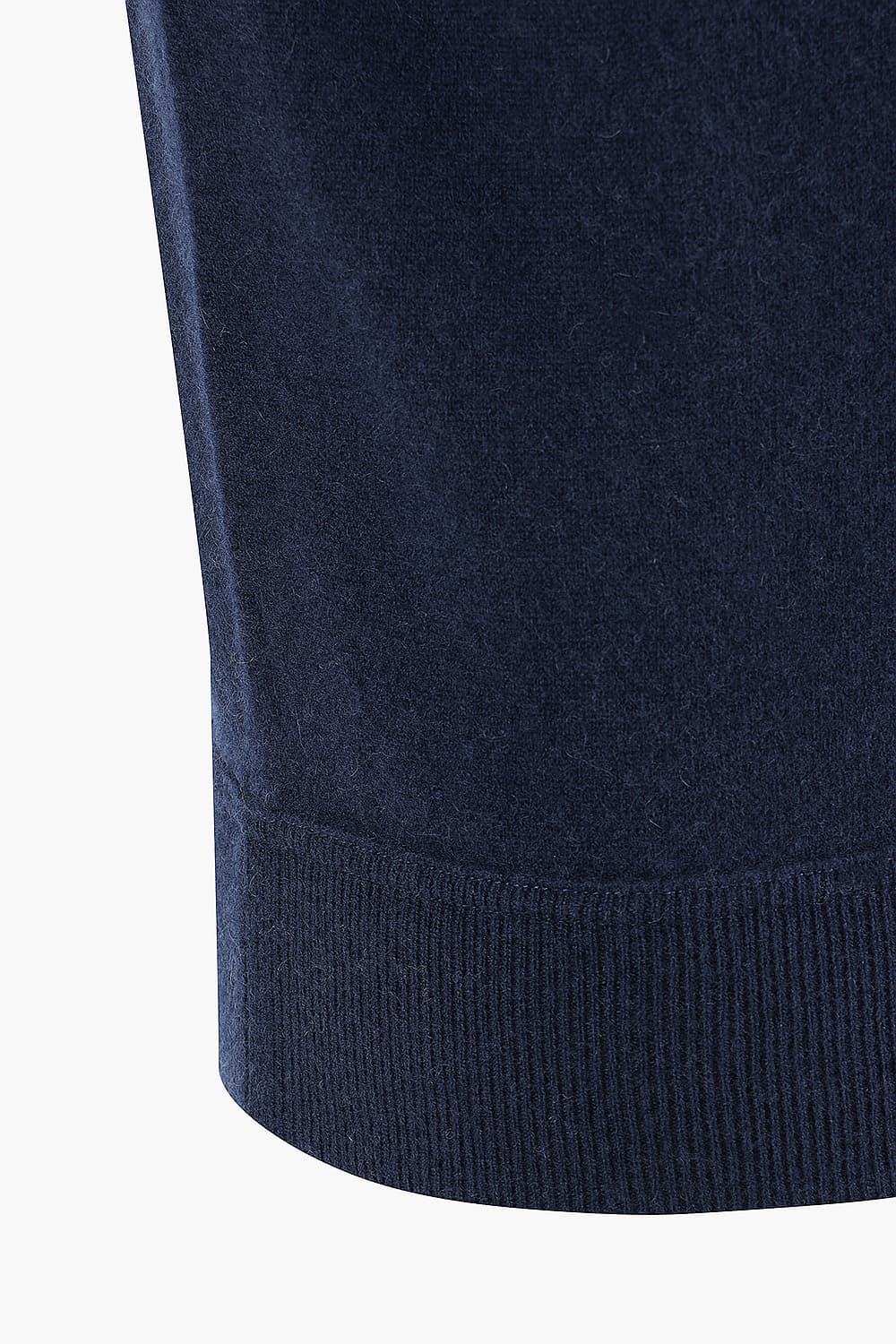 울 캐시미어 크루넥 106 다크네이비 긴소매 니트