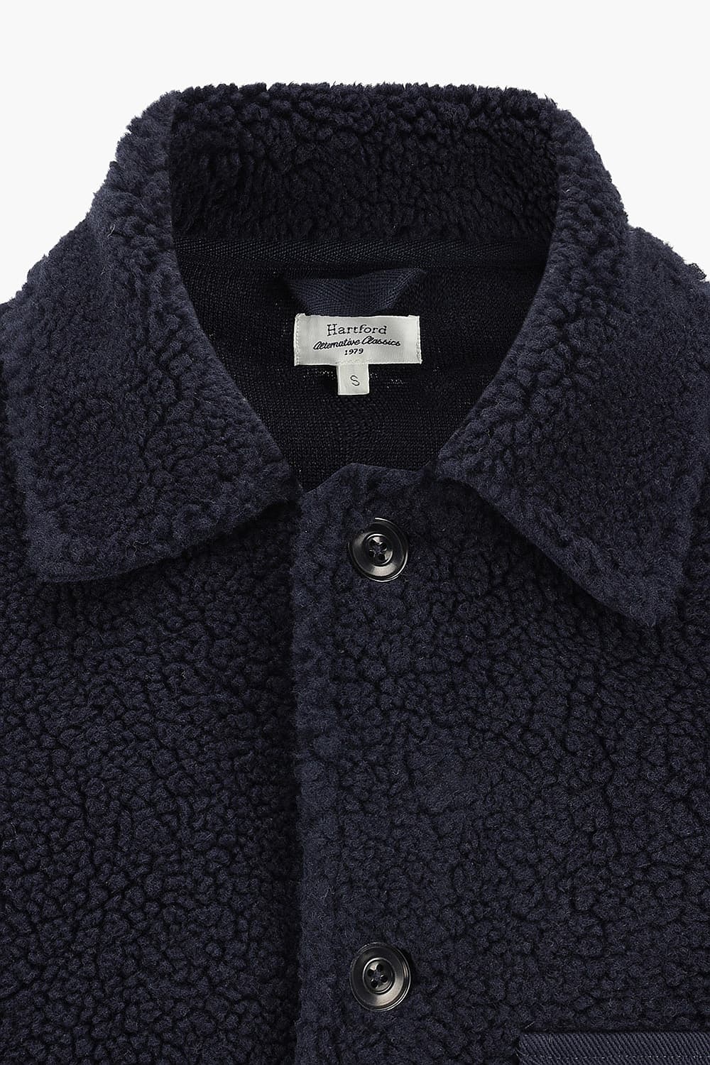 UTILITY JACKET 양털 빅버튼 205 다크네이비 캐주얼 자켓