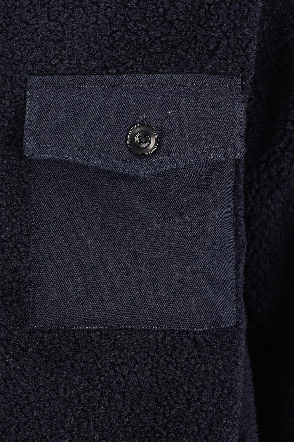 UTILITY JACKET 양털 빅버튼 205 다크네이비 캐주얼 자켓