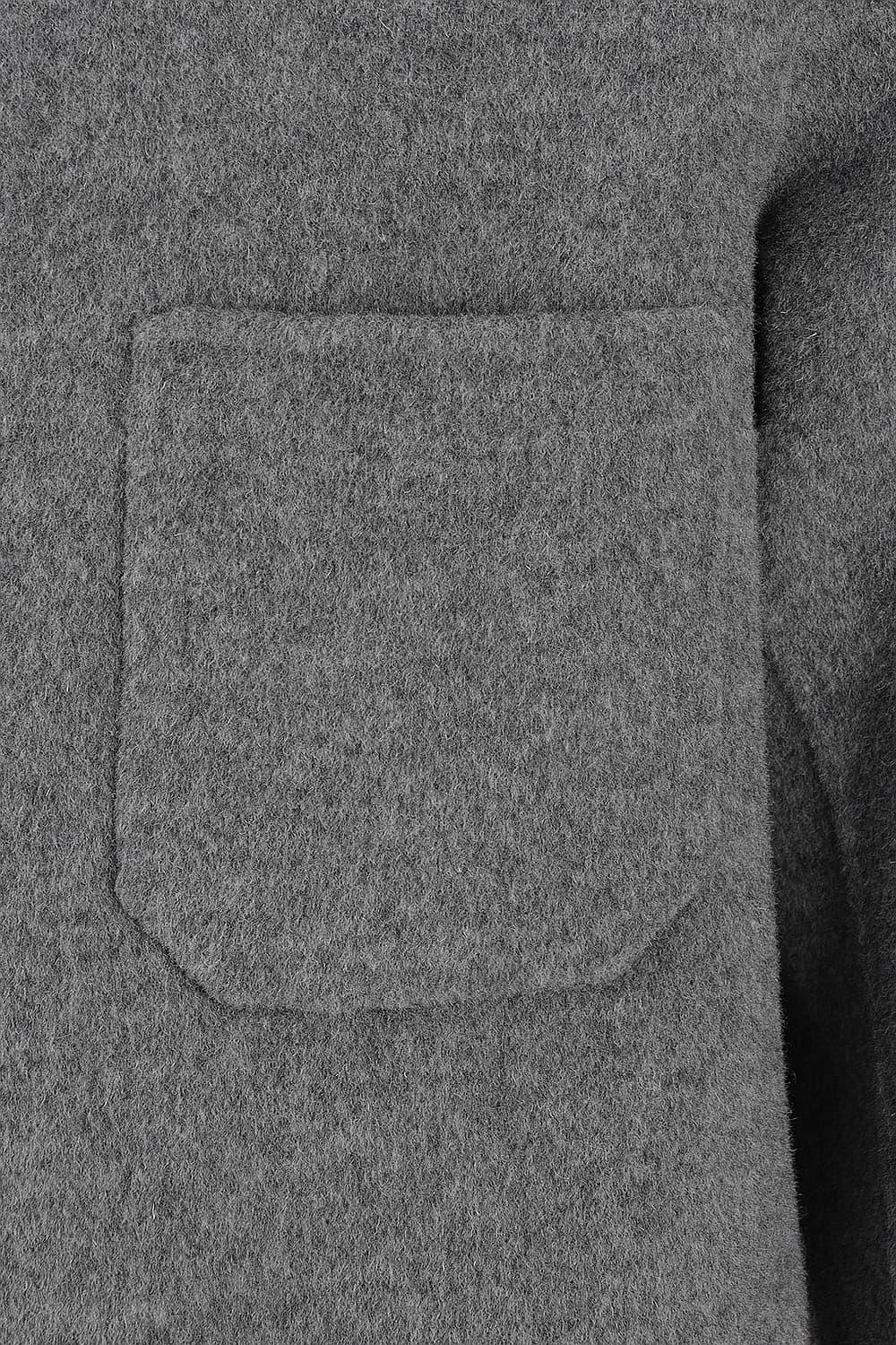 JAY 울 댄디 101 다크그레이 하프 코트