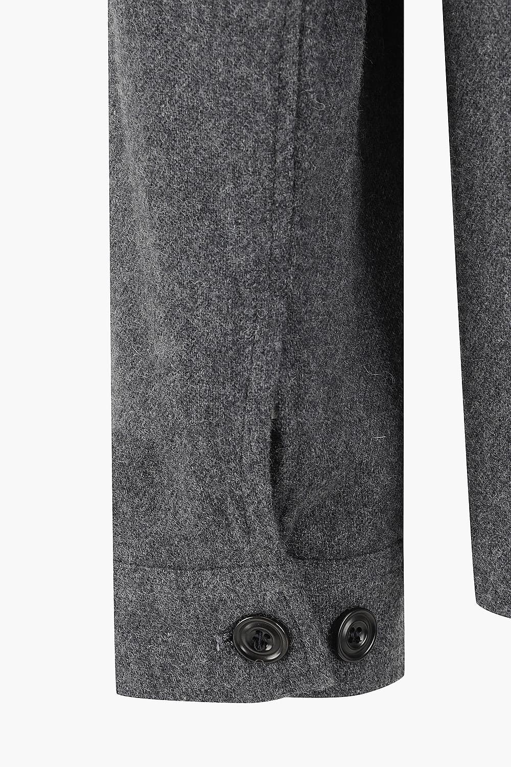 DAY 울 혼방 빅버튼 셔츠형 103 다크그레이 캐주얼 자켓