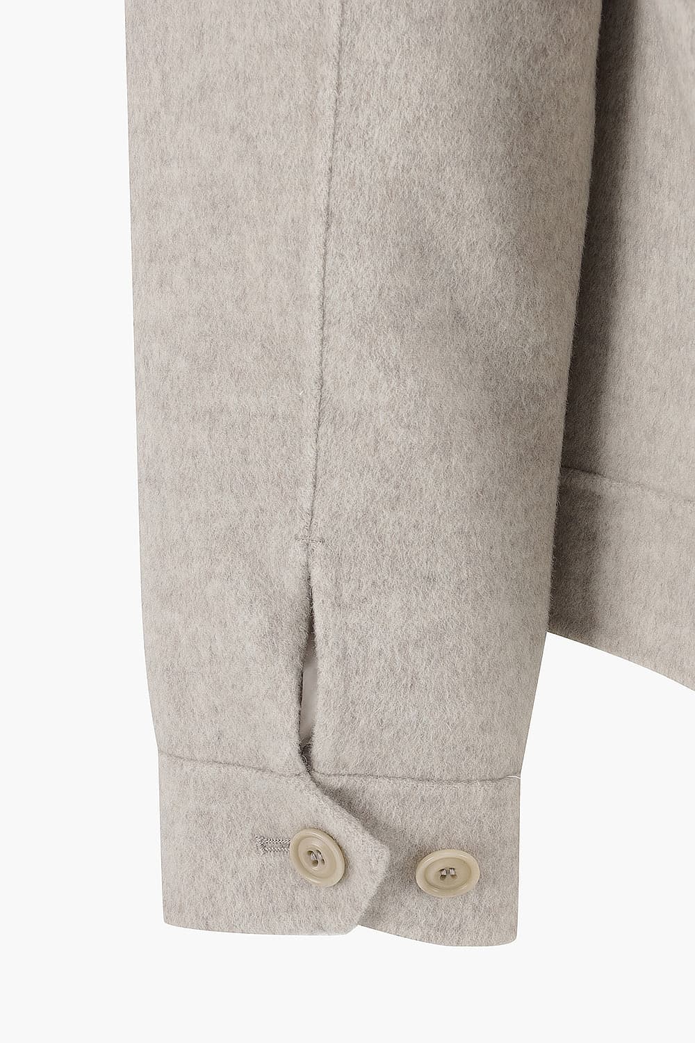 SERVICE 울 발마칸 투 포켓 102 라이트베이지 점퍼