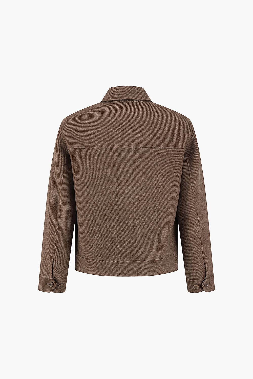 SERVICE 울 발마칸 투 포켓 102 레드브라운 점퍼