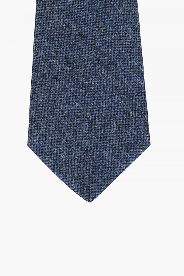 울 실크 베이직 714 네이비 넥타이