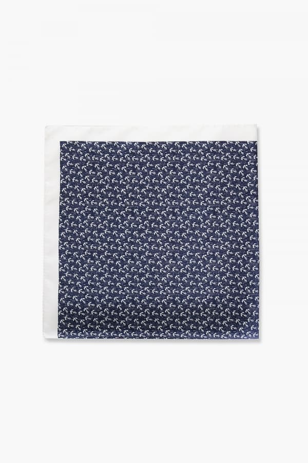 실크 베이직 301 다크네이비 스카프