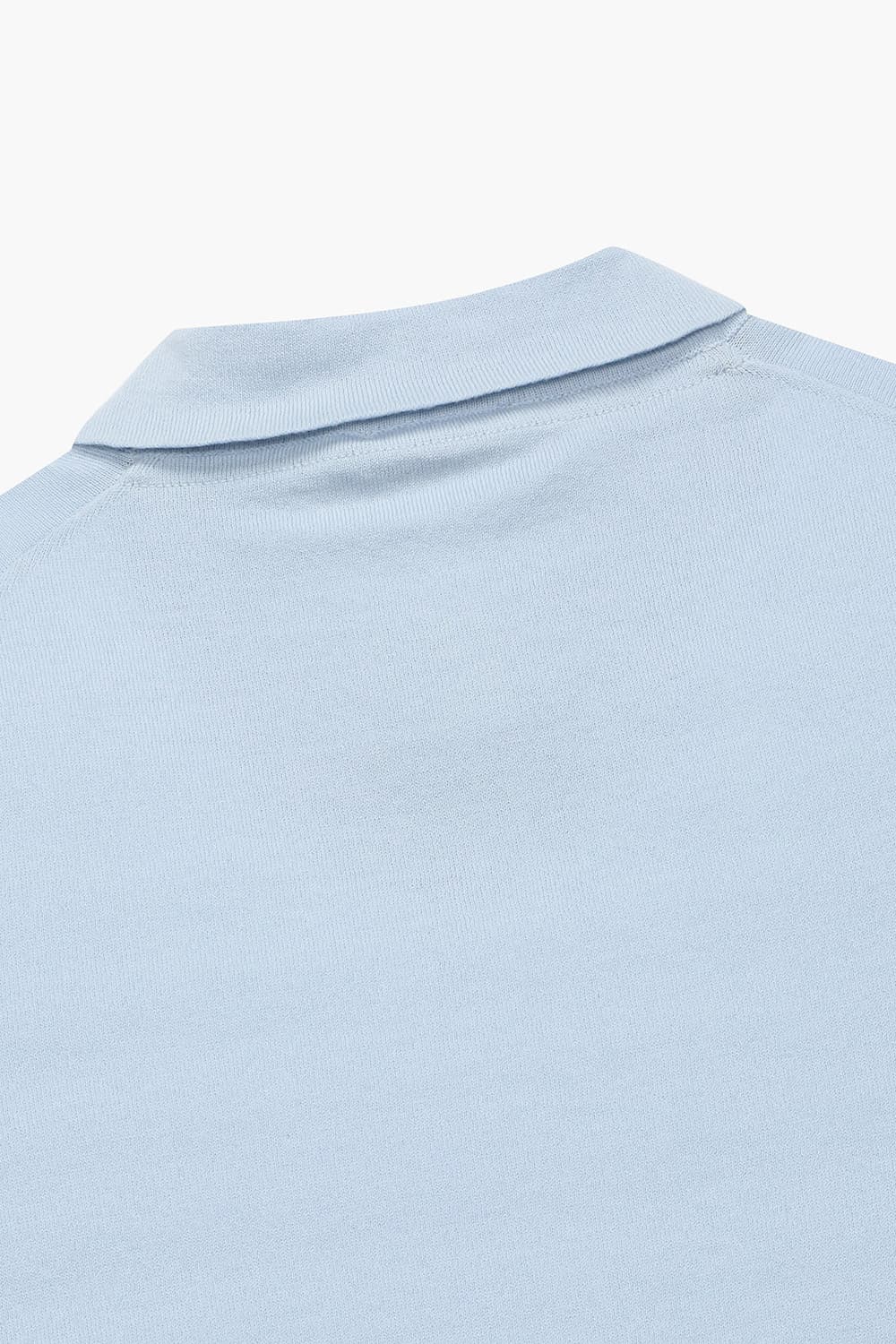 코튼 폴로 501 라이트블루 반소매 니트