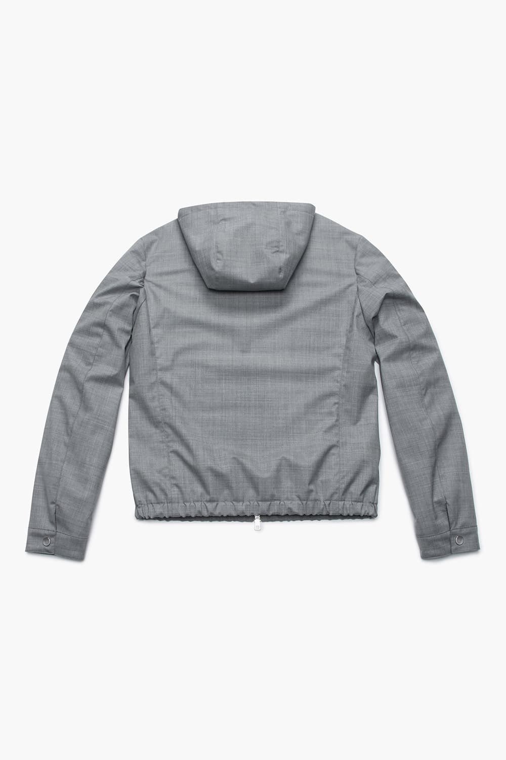 썸머 울 혼방 후드 집업 802 그레이 점퍼