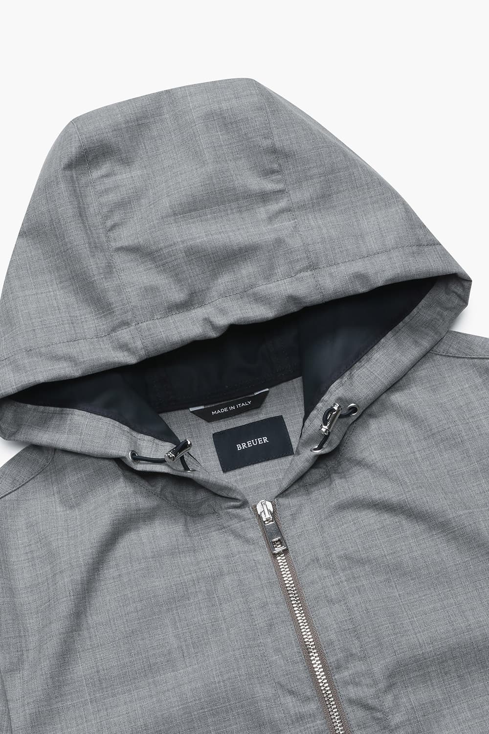 썸머 울 혼방 후드 집업 802 그레이 점퍼