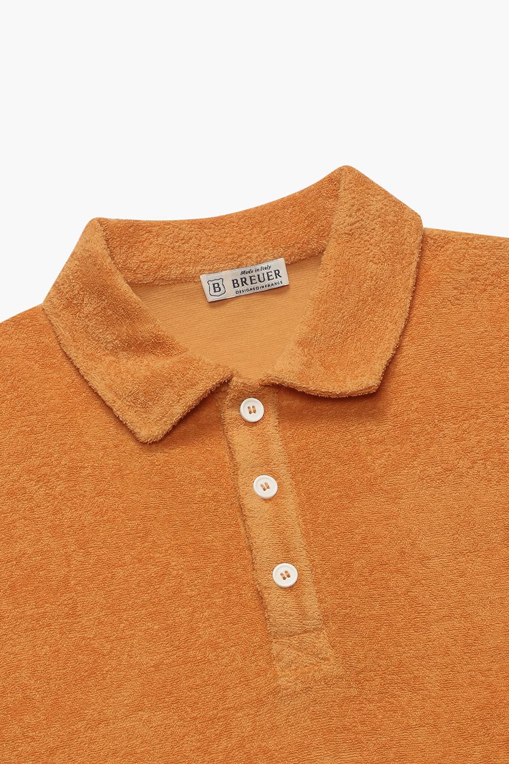 코튼 폴로 201 오렌지 반소매 티셔츠