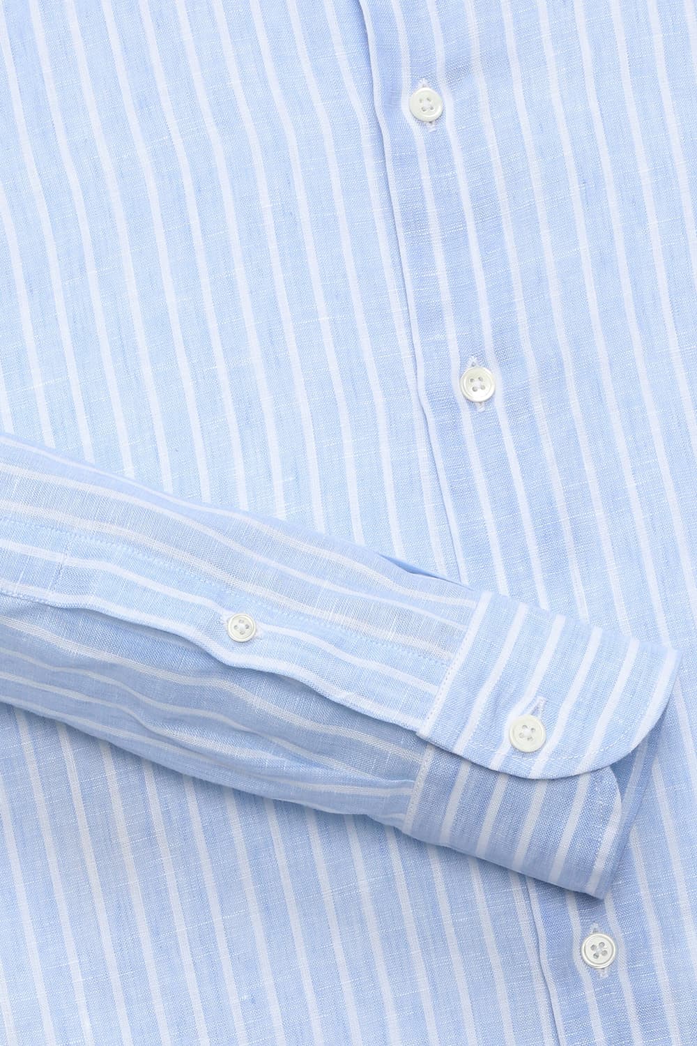 린넨 스트라이프 103 라이트블루 셔츠