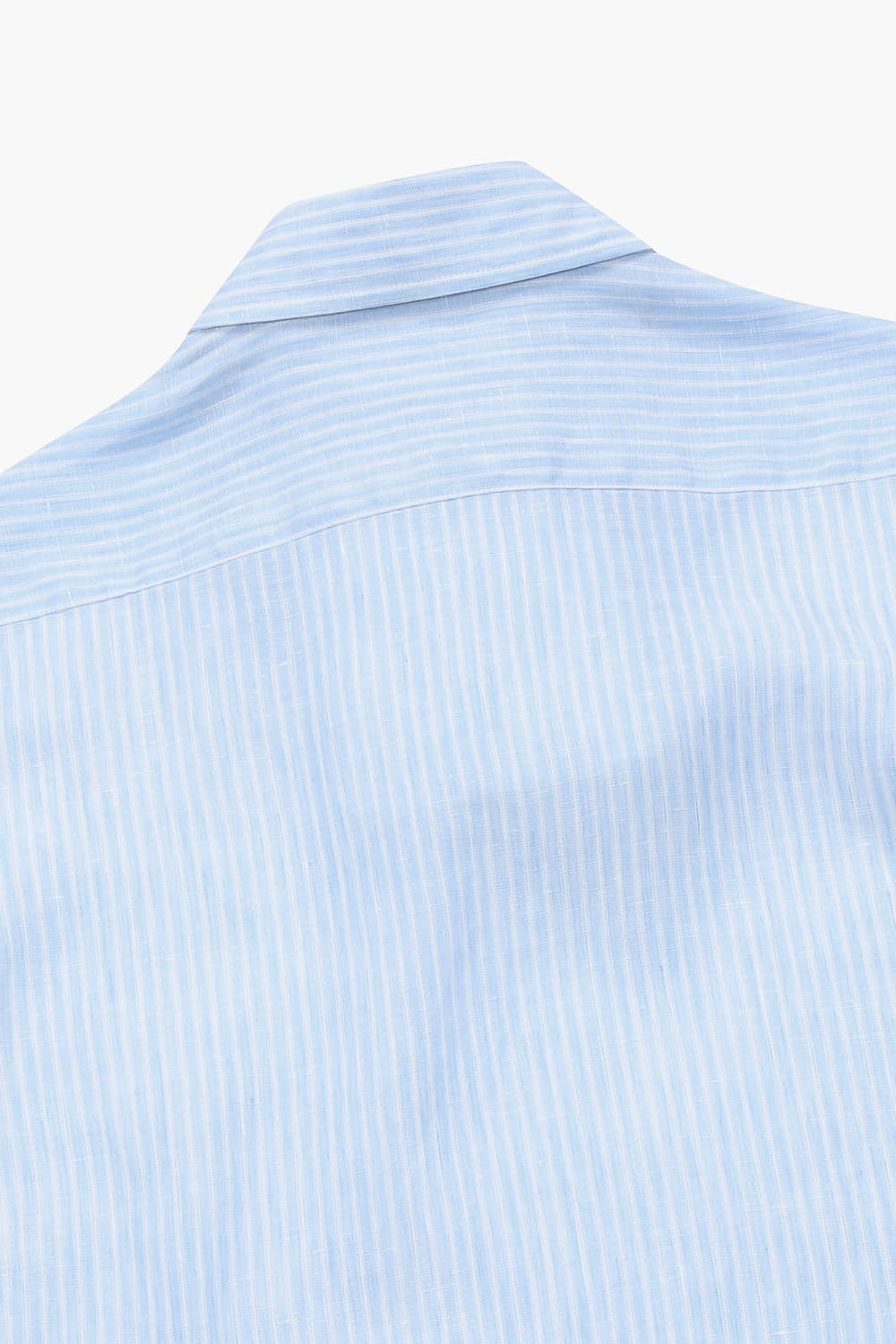 린넨 스트라이프 105 라이트블루 셔츠