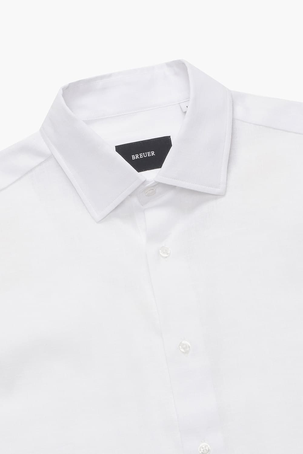 린넨 혼방 베이직 801 화이트 셔츠