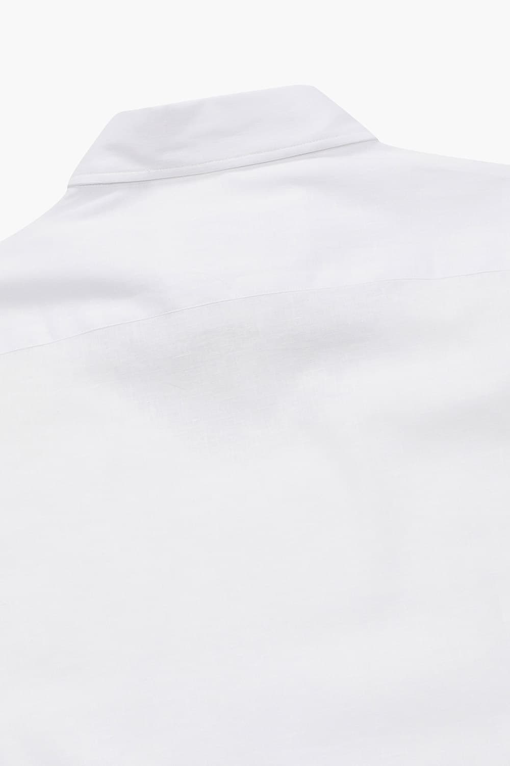 린넨 혼방 베이직 801 화이트 셔츠