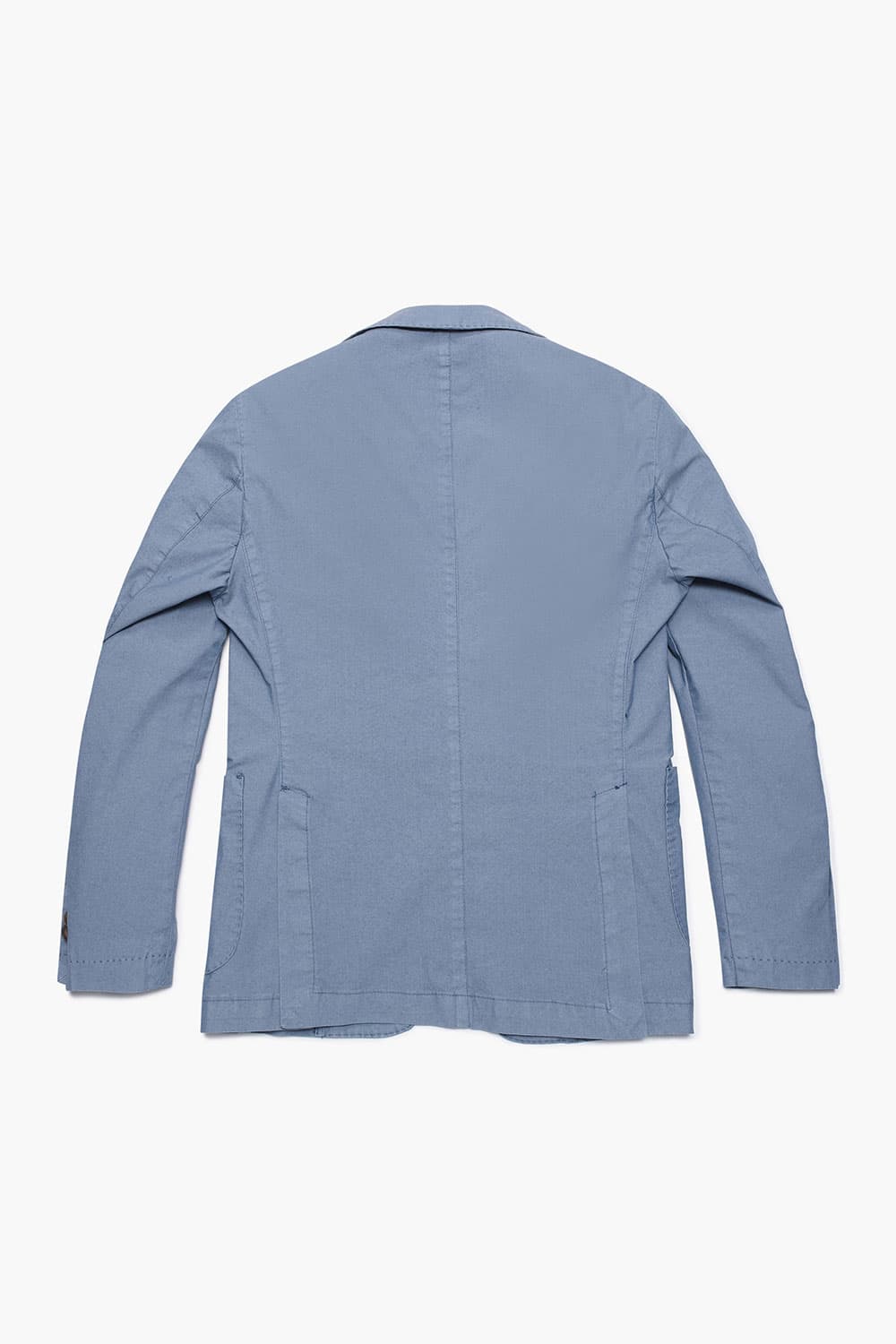 코튼 가먼트다잉 901 블루 테일러드 자켓