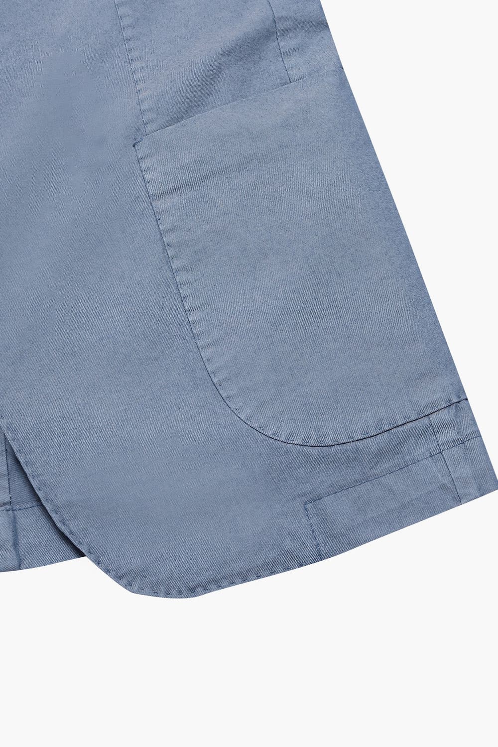 코튼 가먼트다잉 901 블루 테일러드 자켓